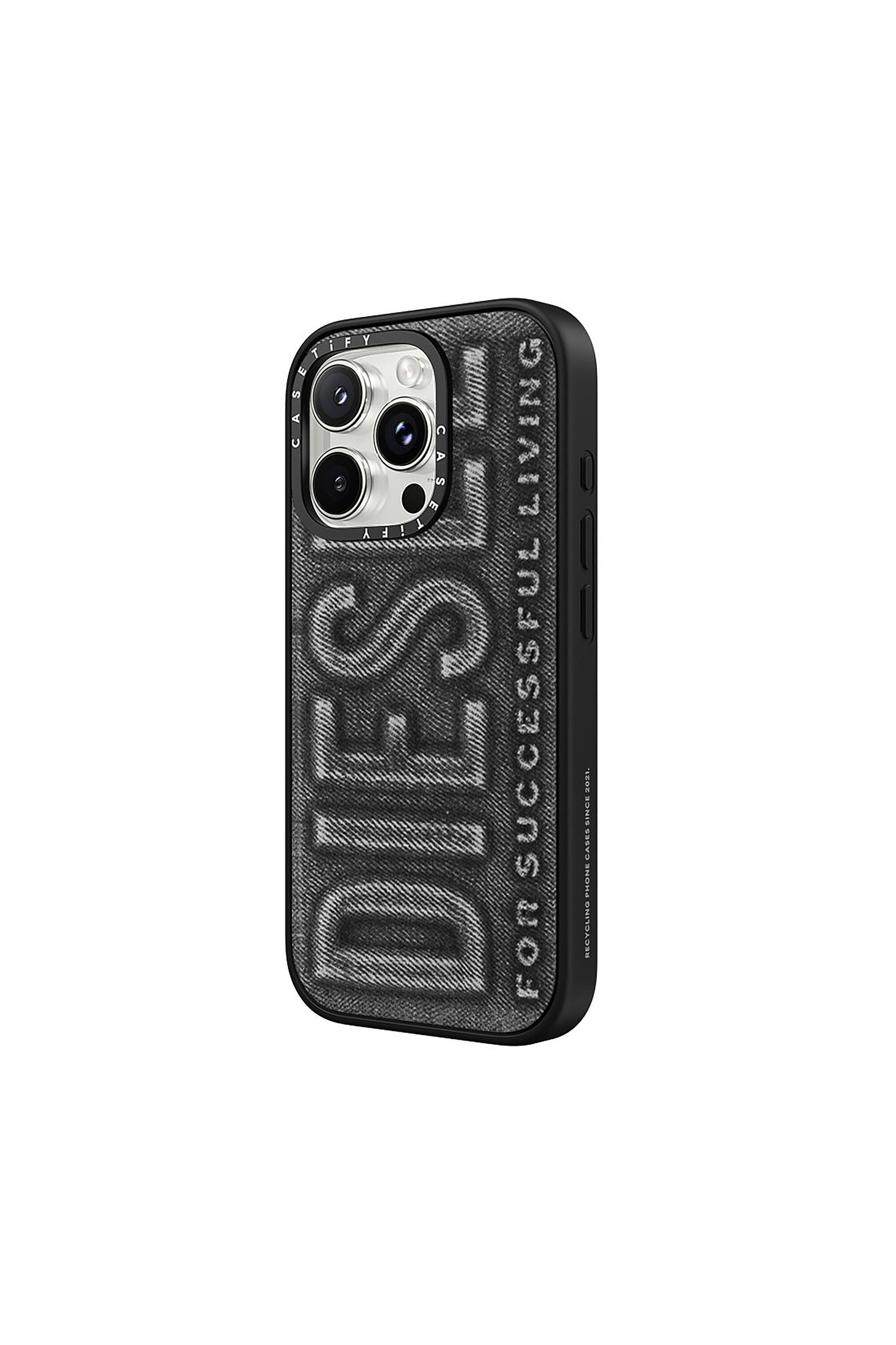 Diesel - 60561 MOULDED CASE, Custodia Biscotto impact per iPhone 16 Pro Unisex in Nero - 2