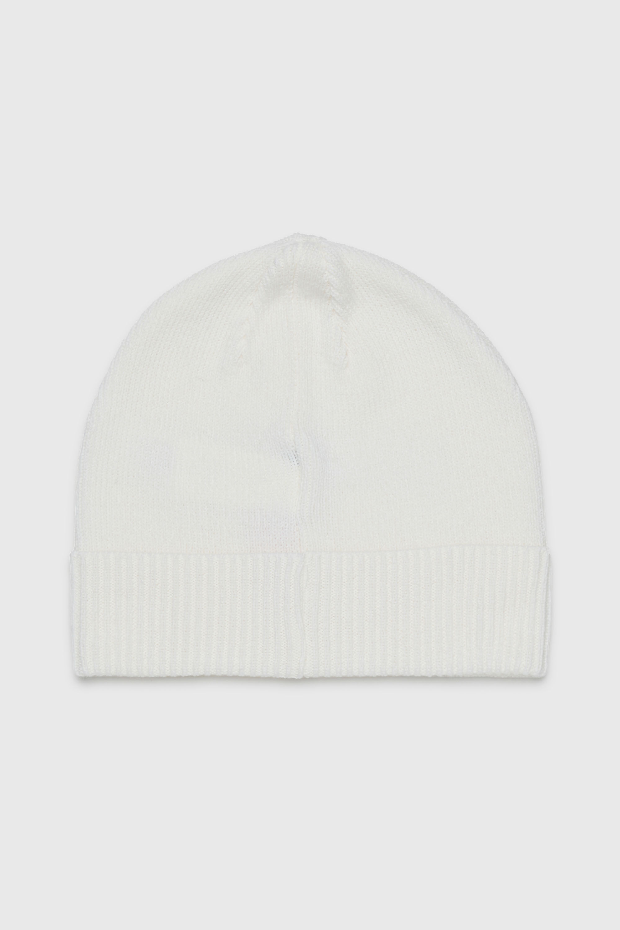 Diesel - FBAND, Berretto in misto lana con logo Unisex in Bianco - 2