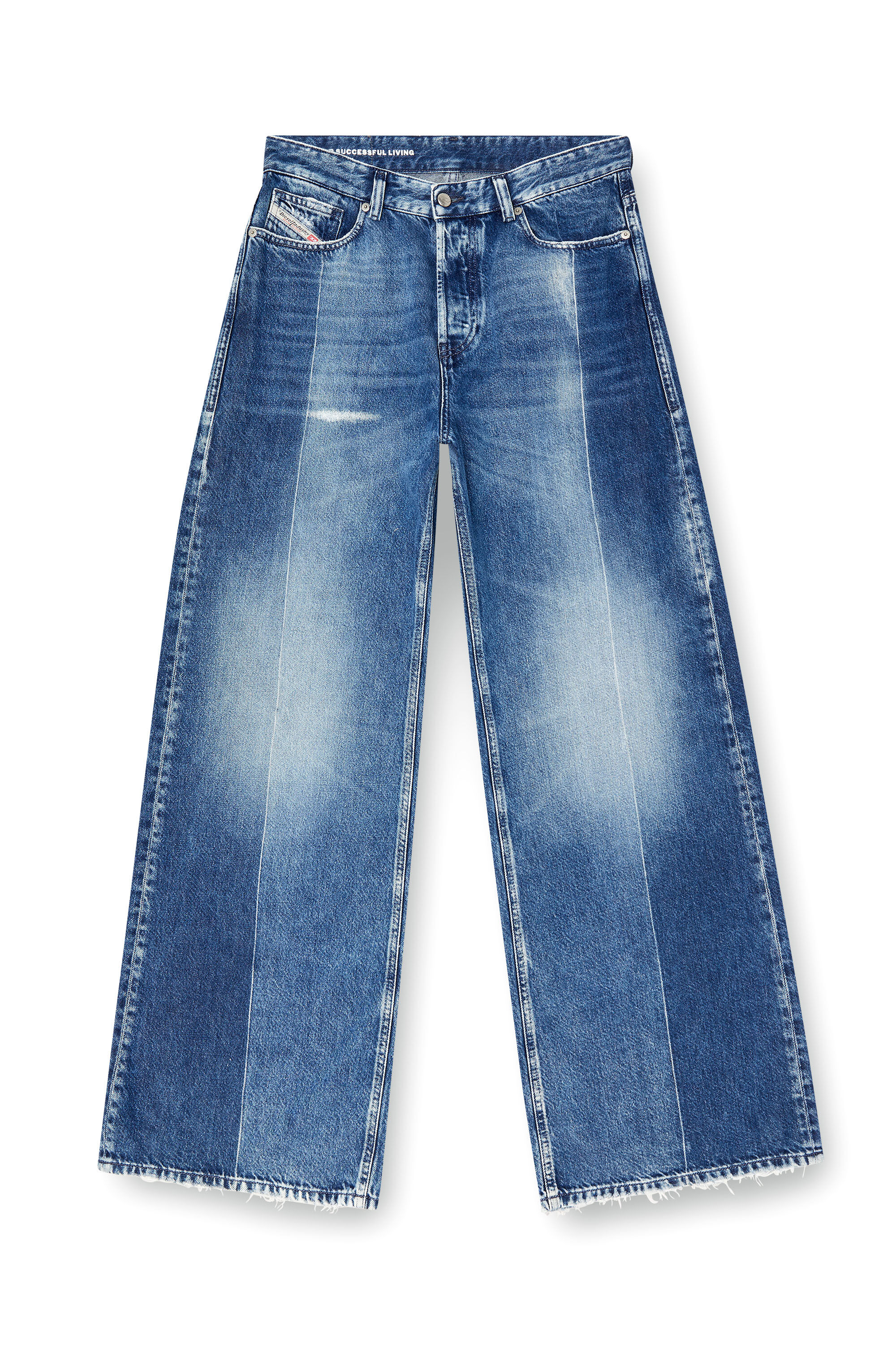 Diesel - Relaxed Jeans 1996 D-Sire 09L48 Donna, Blu medio - Image 2