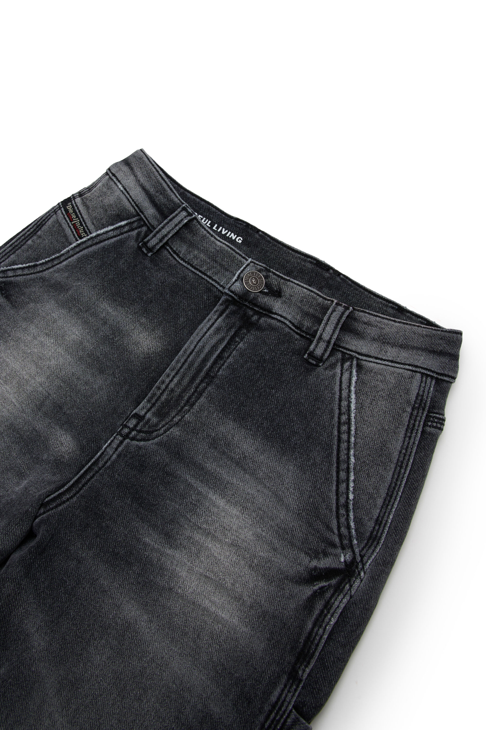 Diesel - D-ARGJX-WORK-J JJJ Donna, Nero/Grigio scuro - Image 3