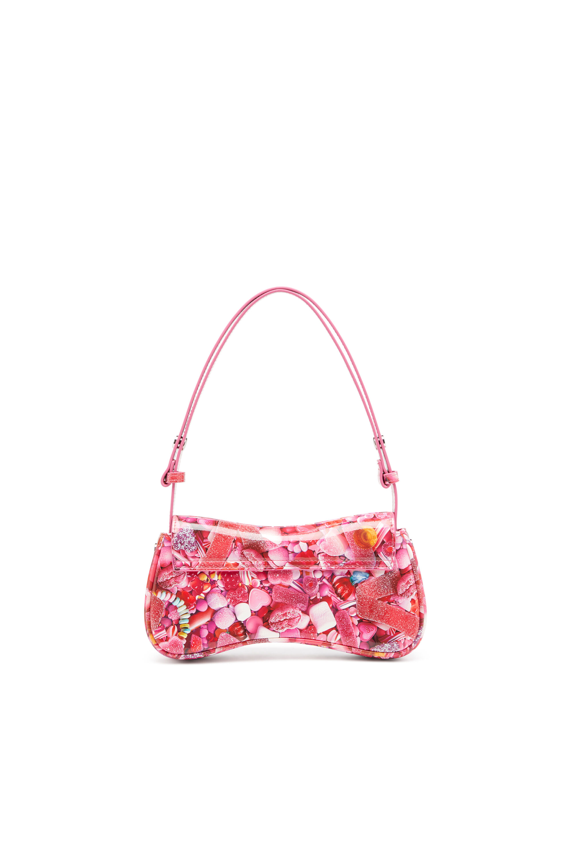 Diesel - PLAY CLUTCH, Play-Clutch lucida con stampa Donna in Rosa - 3