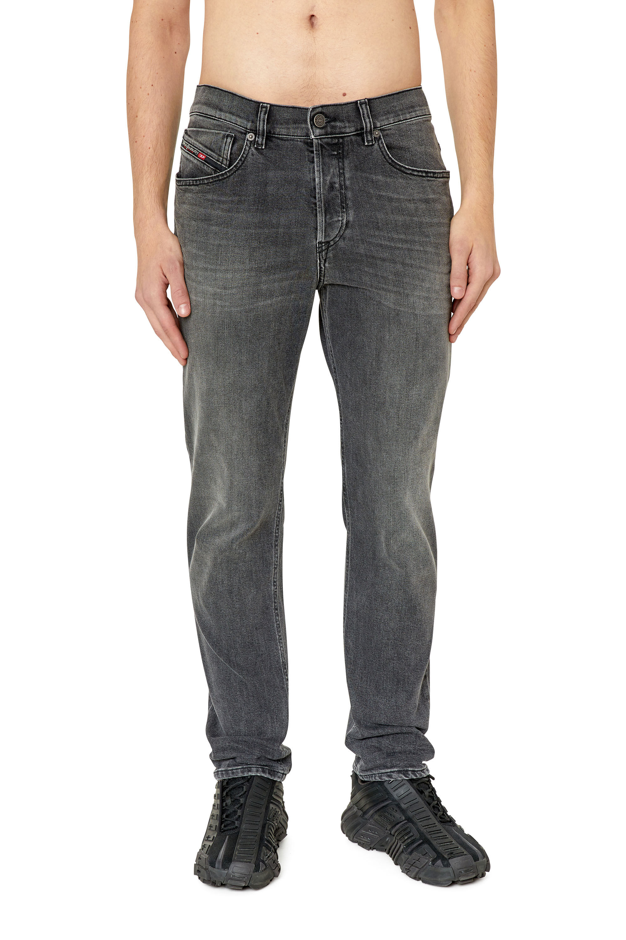 Diesel - 2006 D-FINING 09E94 Tapered Jeans, Grigio - Image 3