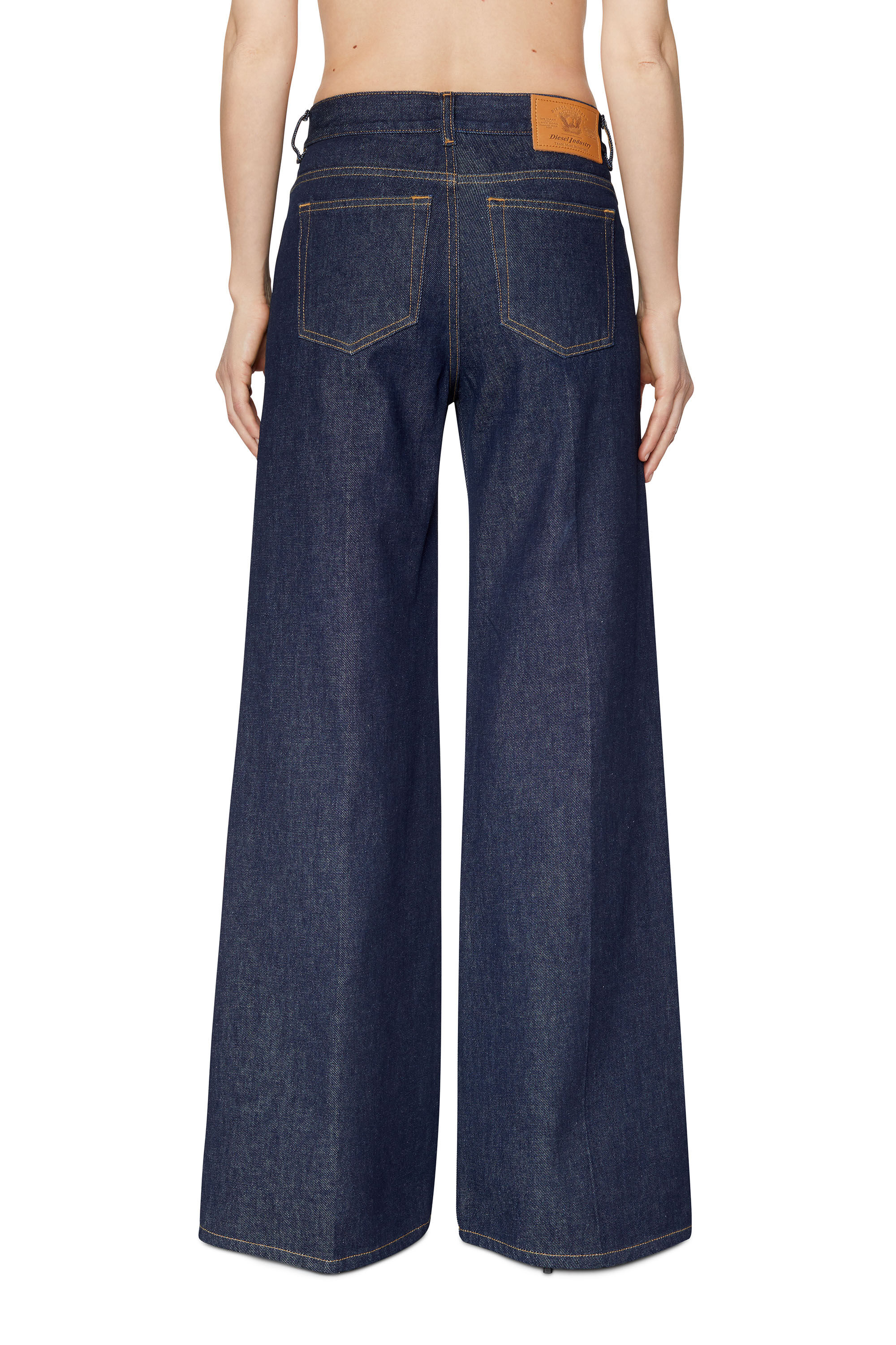 Diesel - 1978 D-Akemi Z9C02 Bootcut and Flare Jeans, Blu Scuro - Image 4