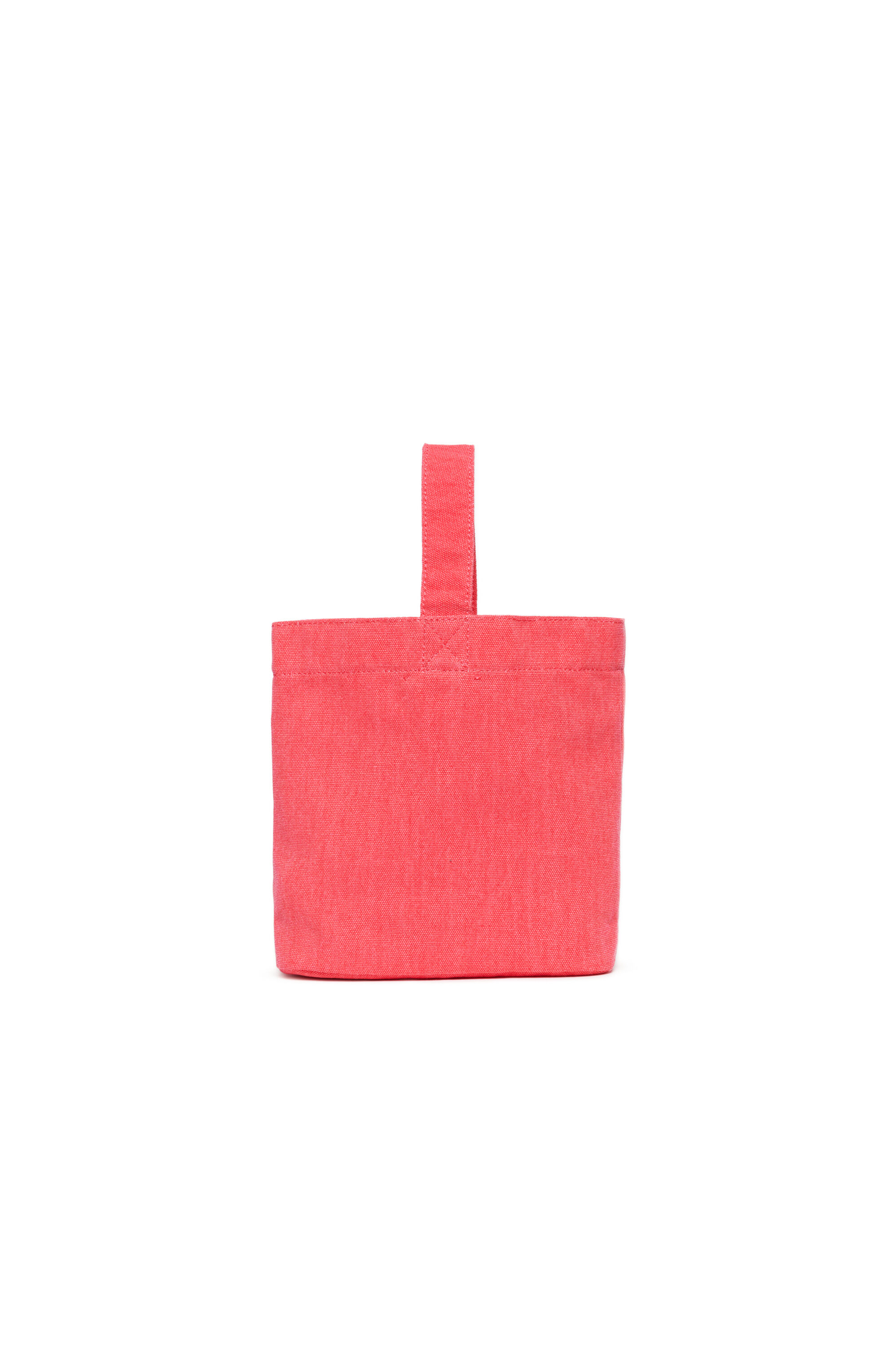 Diesel - WMATTIS, Borsa a secchiello in tela con ricamo Oval D Donna in Rosa - 2