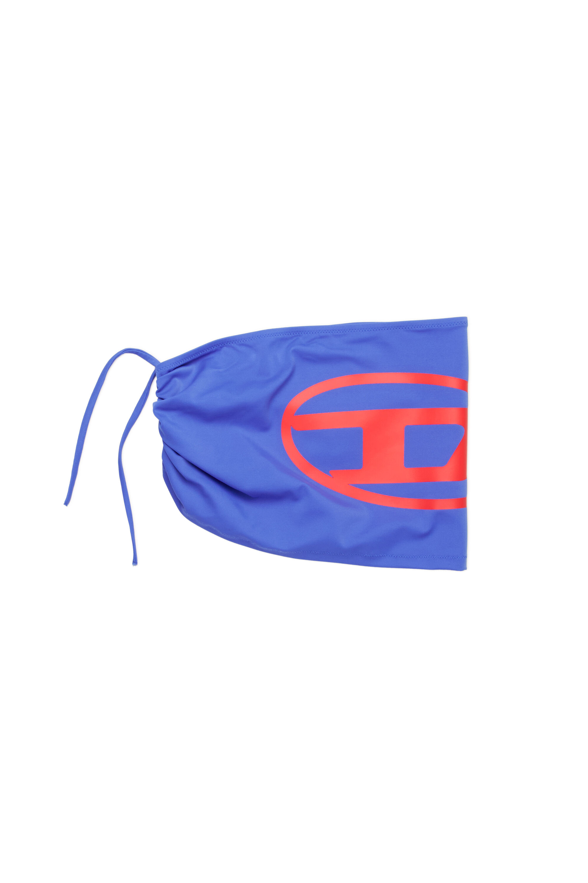 Diesel - MCUSMIN, Gonna da spiaggia con mega logo Oval D Donna in Blu - 1