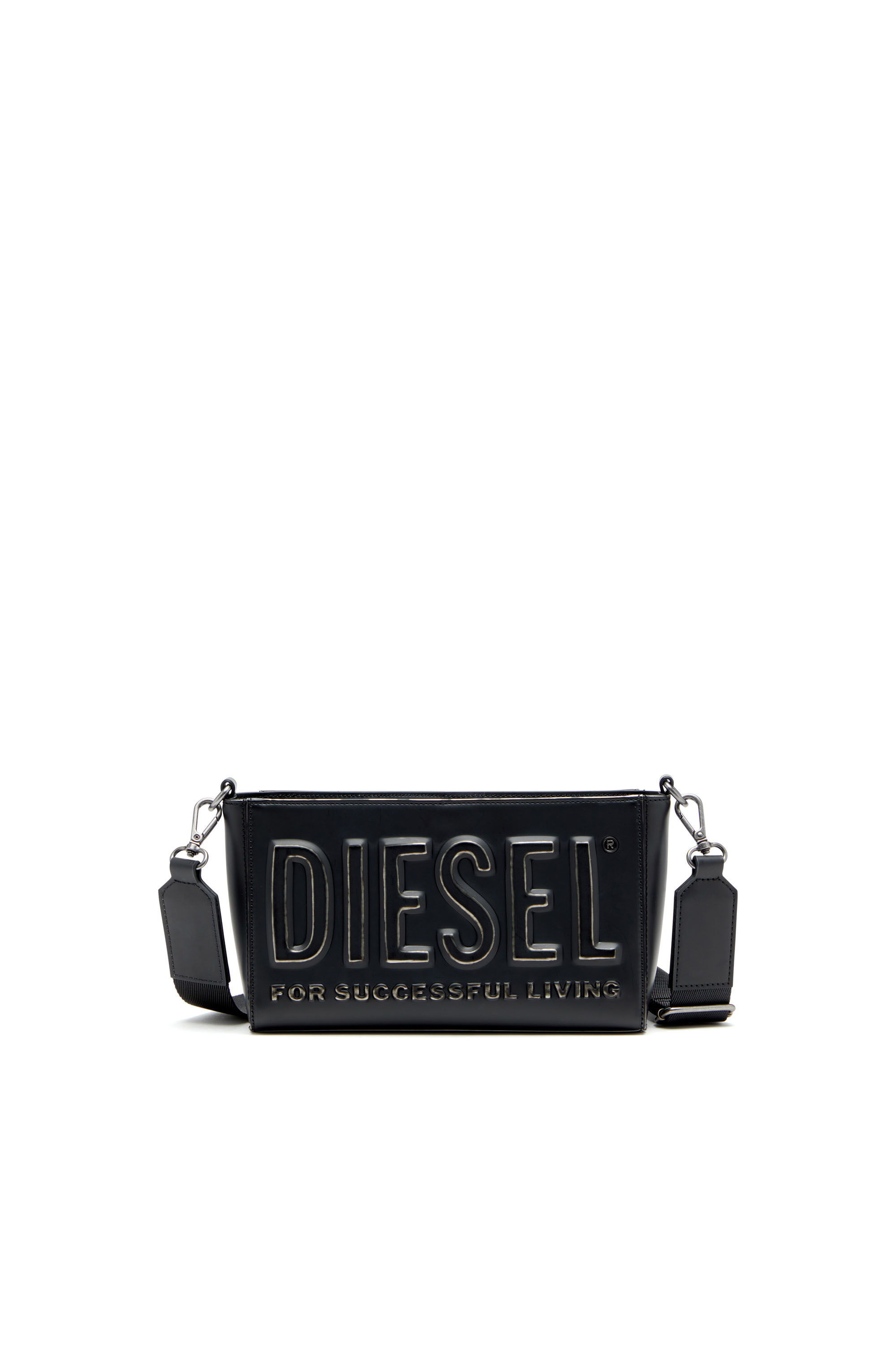 Diesel - DSL 3D CAMERA BAG X, Dsl 3D-Camera bag in PU spazzolato Uomo in Nero - 1