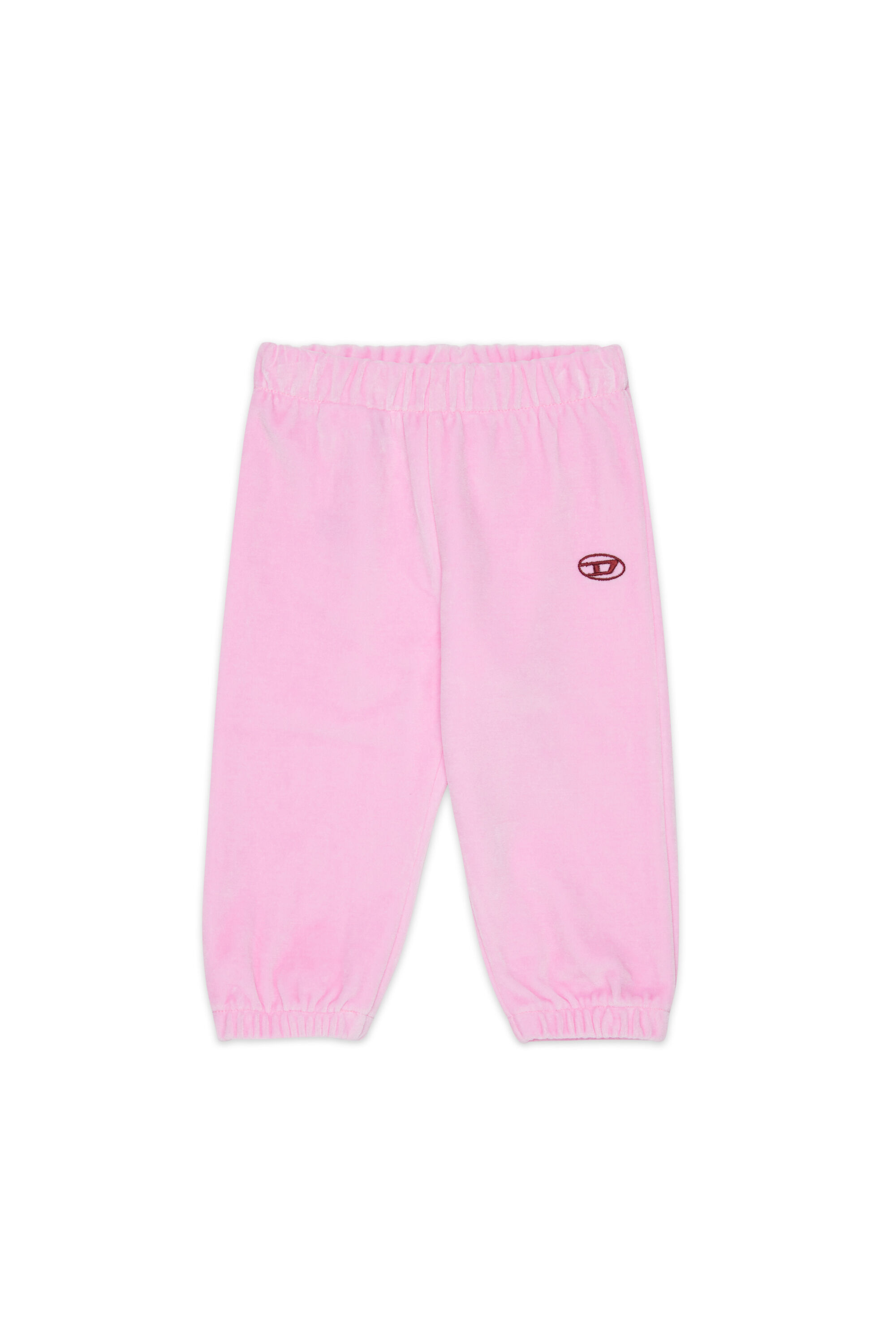 Diesel - PHENIB, Pantaloni in velluto con ricamo Oval D Uomo in Rosa - 1