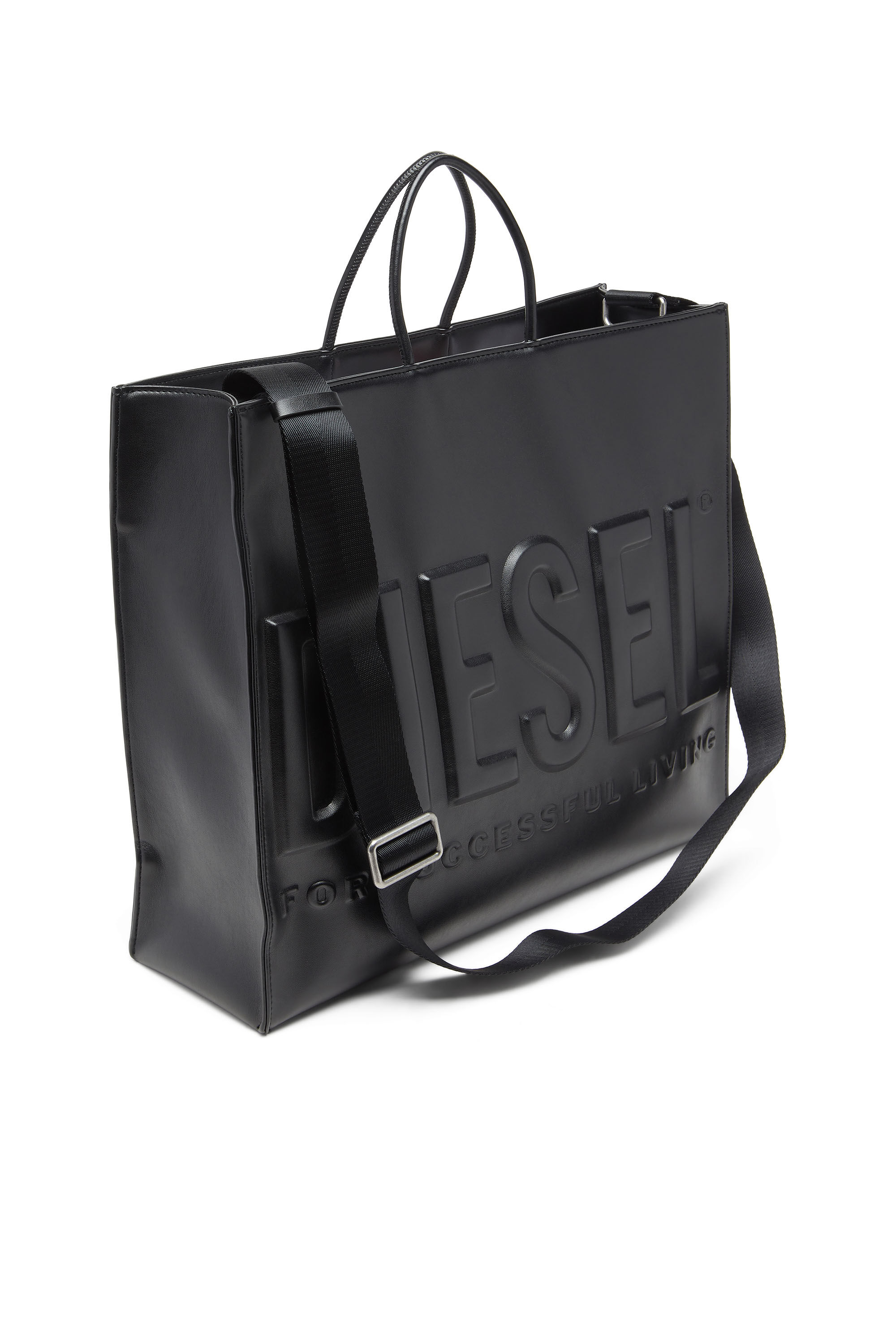Diesel - DSL 3D SHOPPER EW X, Dsl 3D-Shopping bag in PU con logo 3D Unisex in ToBeDefined - 5
