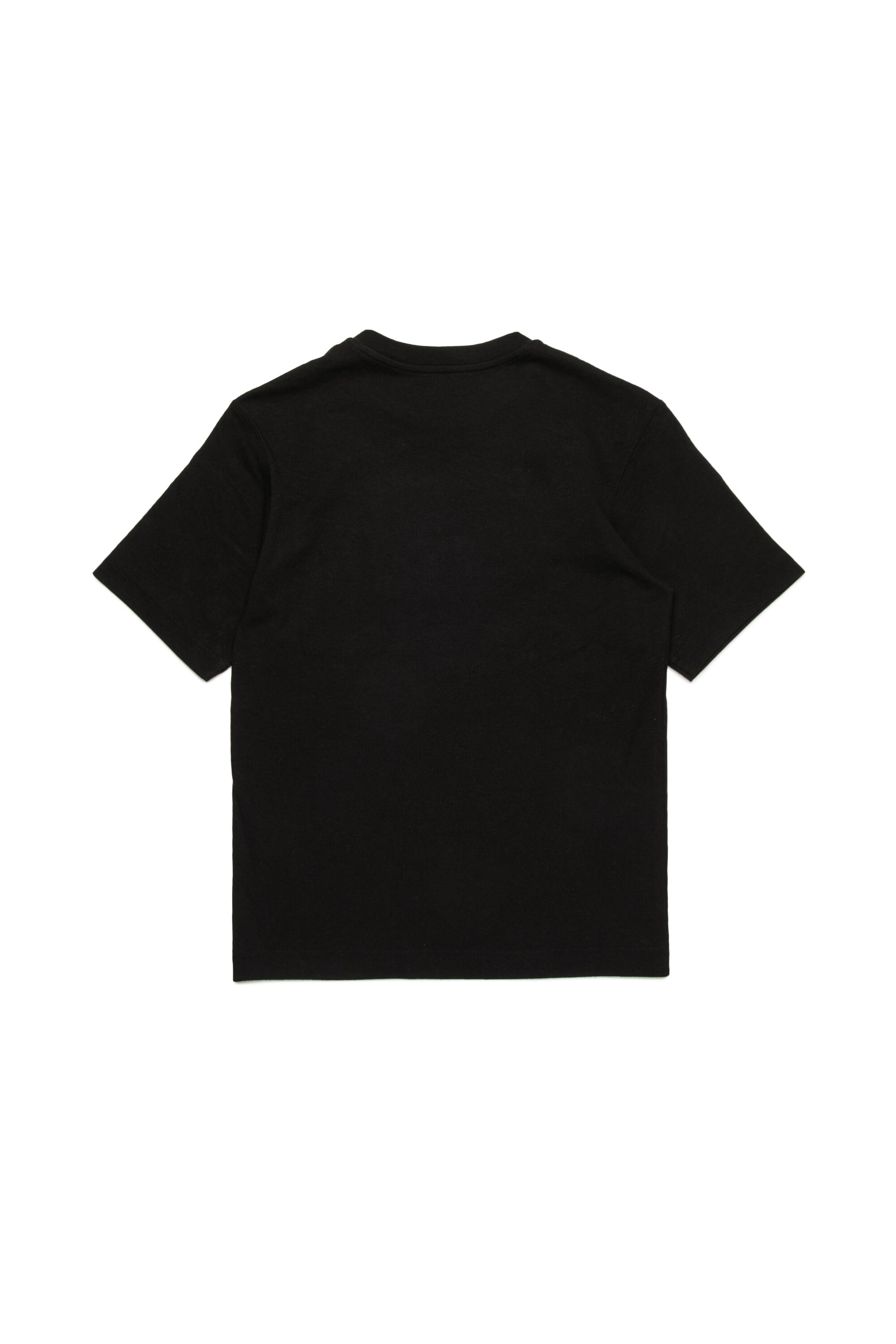 T shirt con logo Oval D stilizzato Nero Bambino 4 16 ANNI Diesel
