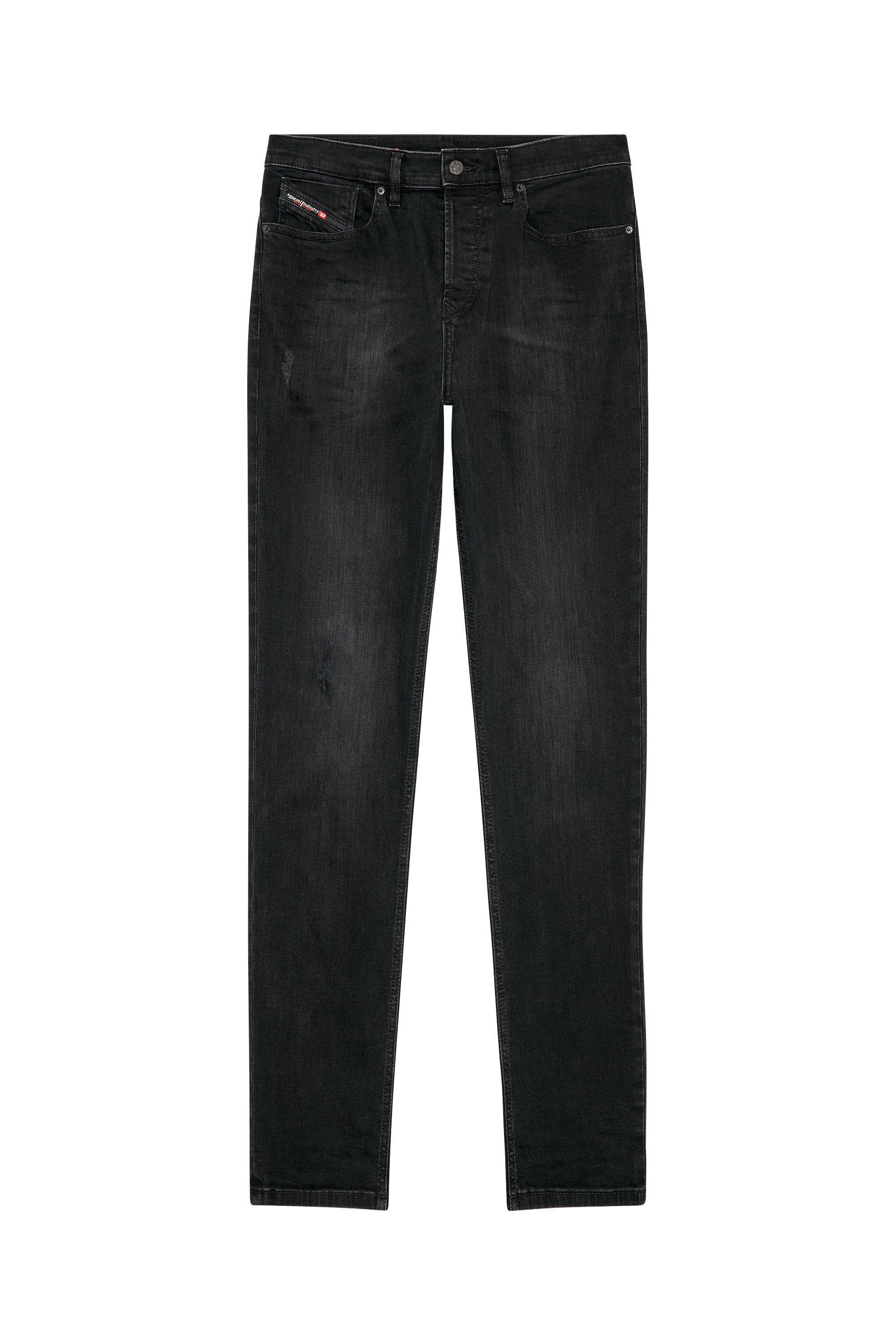 Diesel - 2005 D-FINING 0TFAS Tapered Jeans, Nero/Grigio scuro - Image 2
