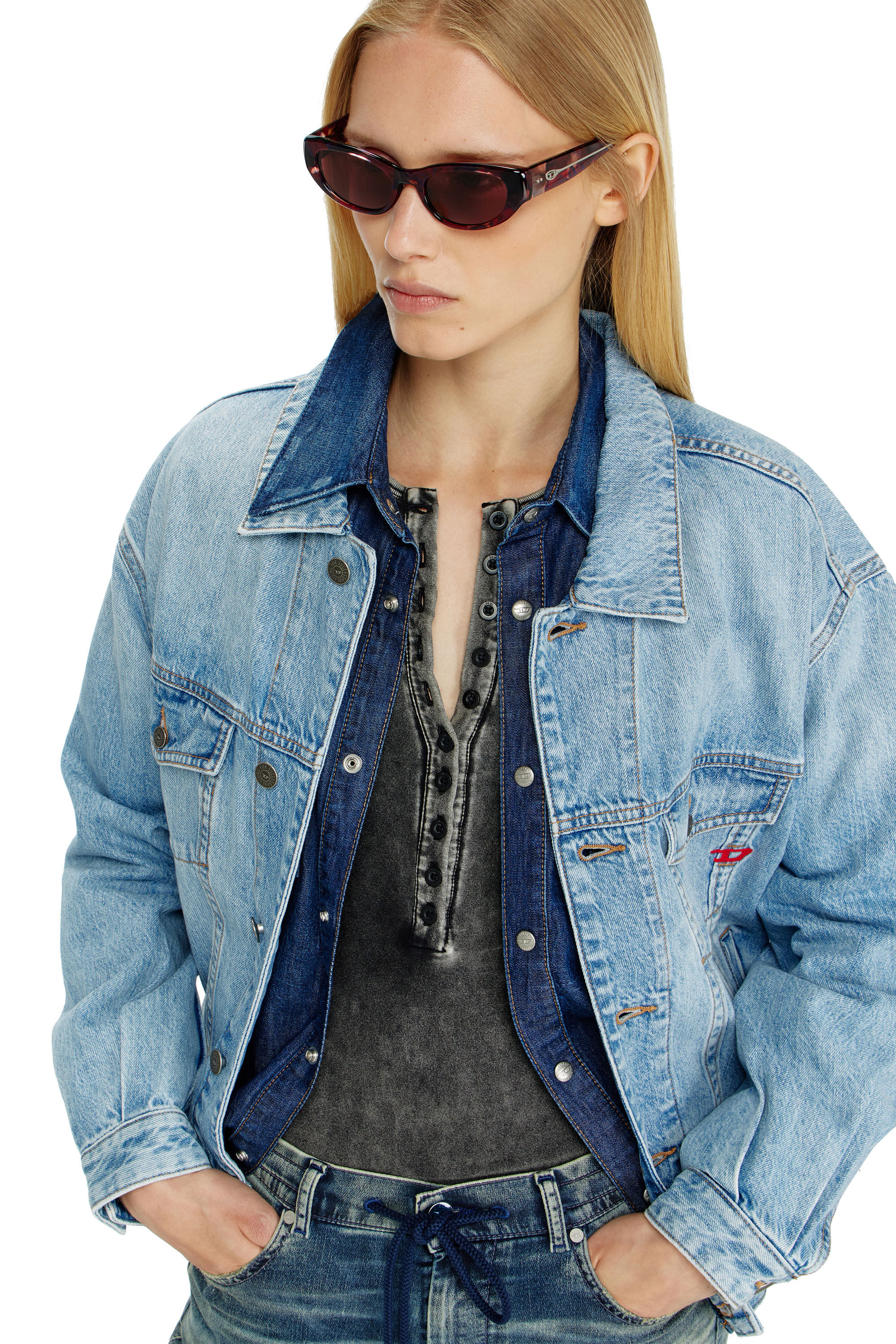 Diesel - 0DL2010U, Occhiali da sole stile cat-eye Unisex in Multicolor - 4