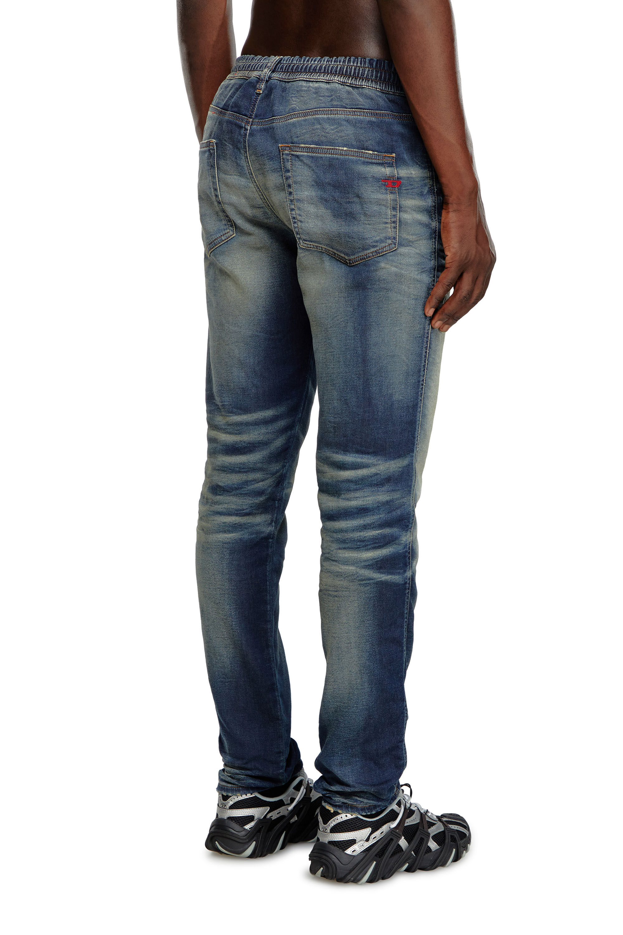 Diesel - Uomo Slim 2060 D-Strukt Joggjeans® 068MH, Blu Scuro - Image 4