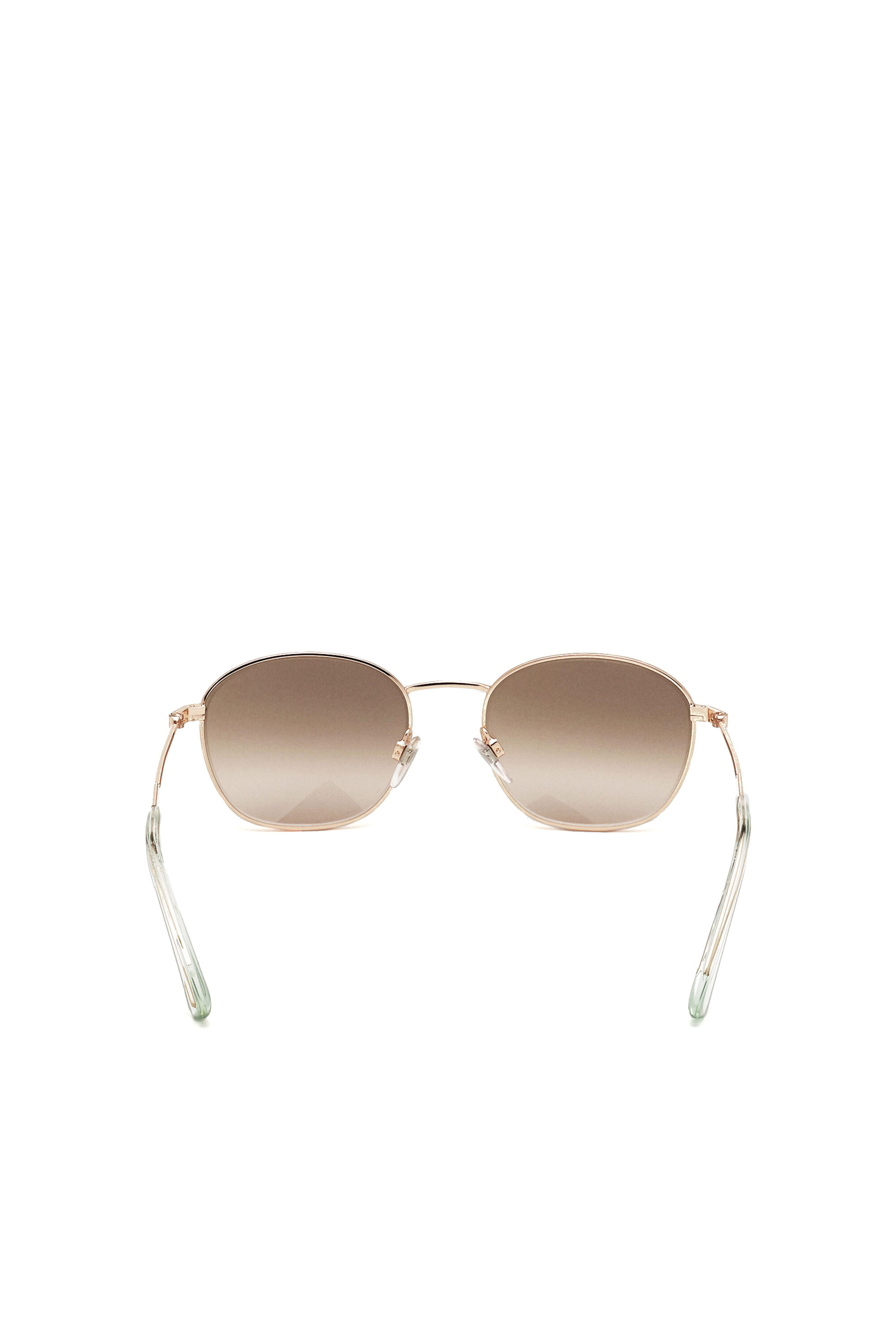 Diesel - DL0307, Occhiali da sole unisex con silhouette arrotondata Unisex in Rosa - 3