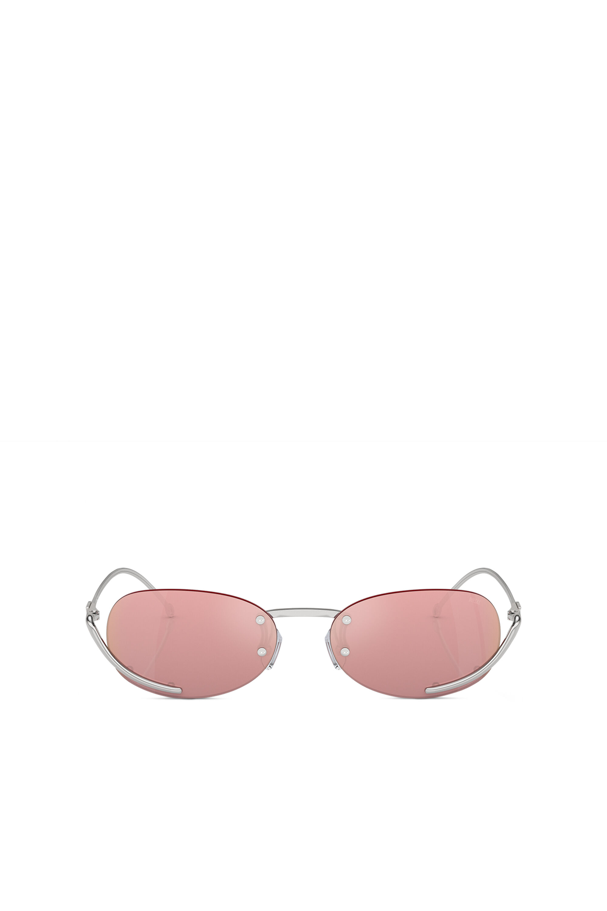 Diesel - 0DL1004, Occhiali da sole ovali Unisex in Rosa - 1
