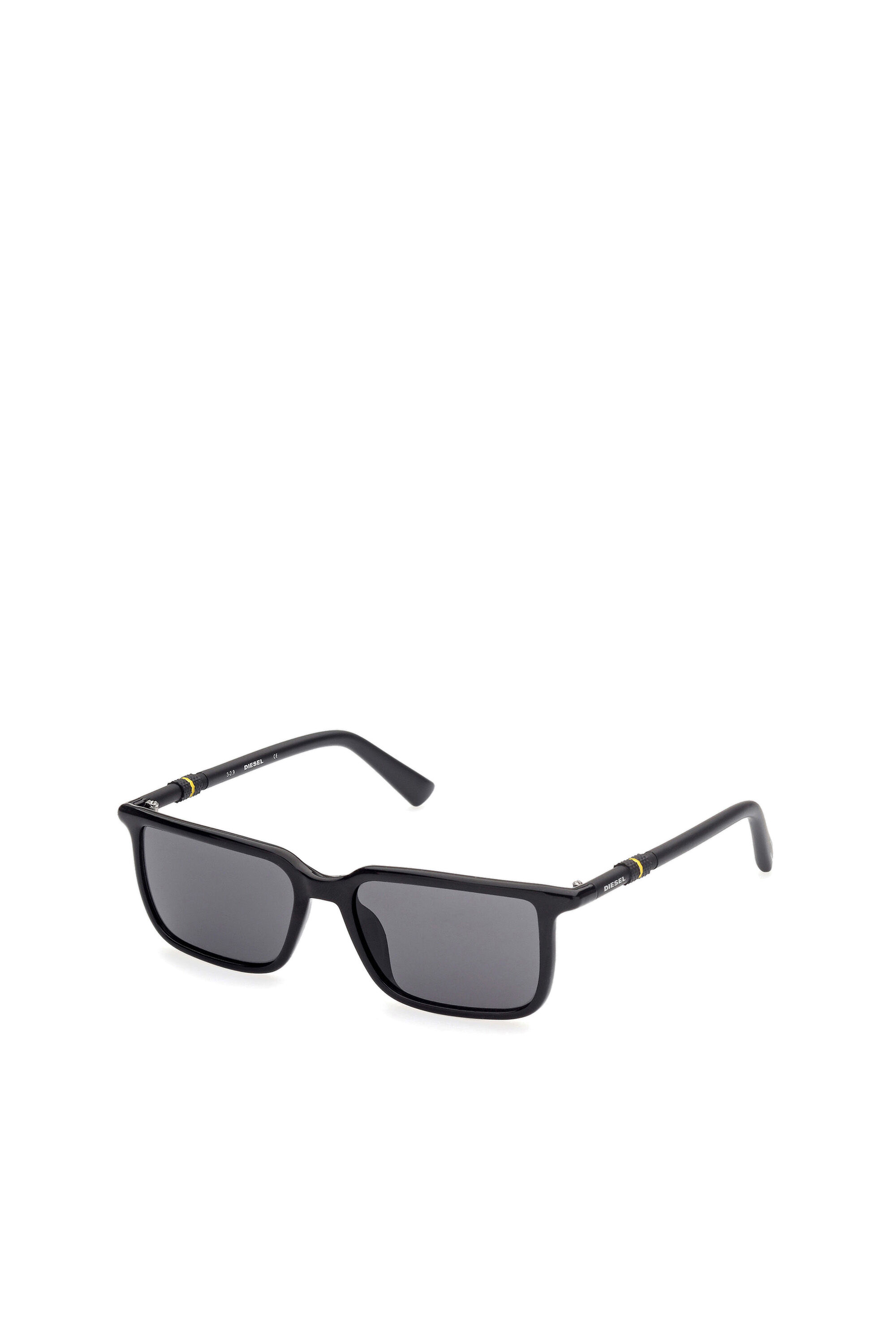 Diesel - DL0331, Occhiali navigator in iniettato Uomo in Nero - 2