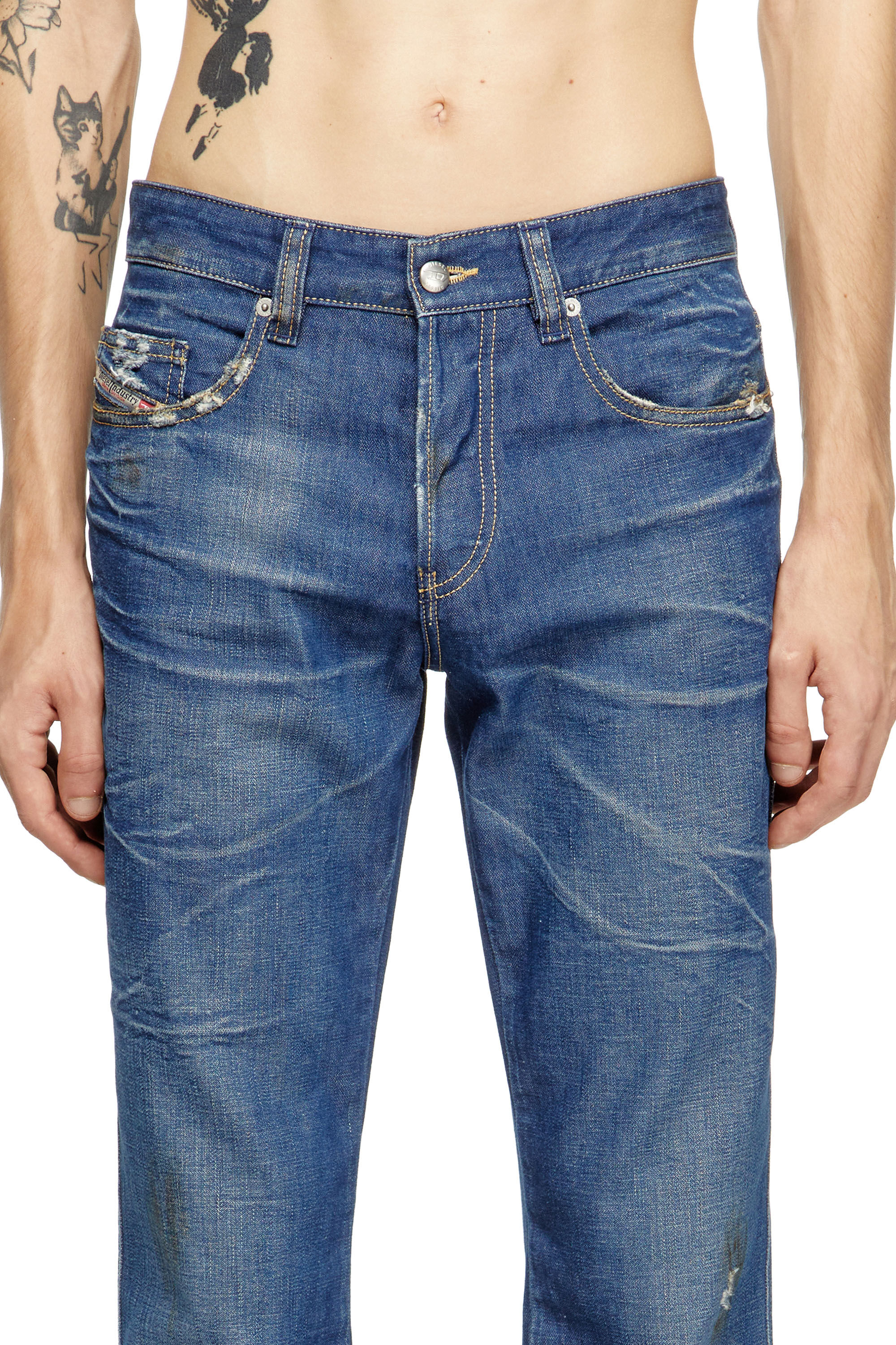 Diesel - Bootcut Jeans 1998 D-Buck 09M60 Uomo, Blu Scuro - Image 5