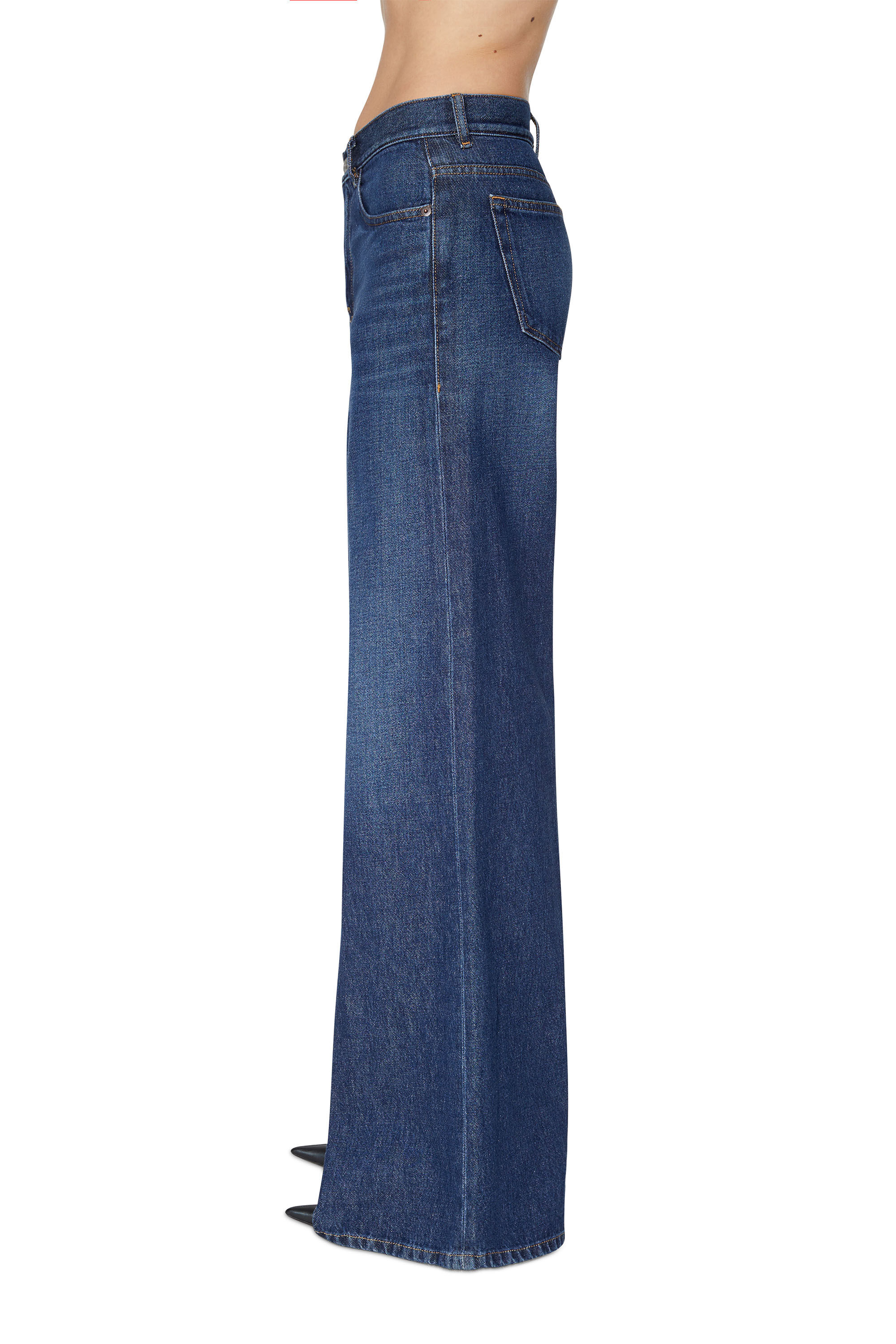 Diesel - Bootcut and Flare Jeans 1978 D-Akemi 09C03, Blu Scuro - Image 5
