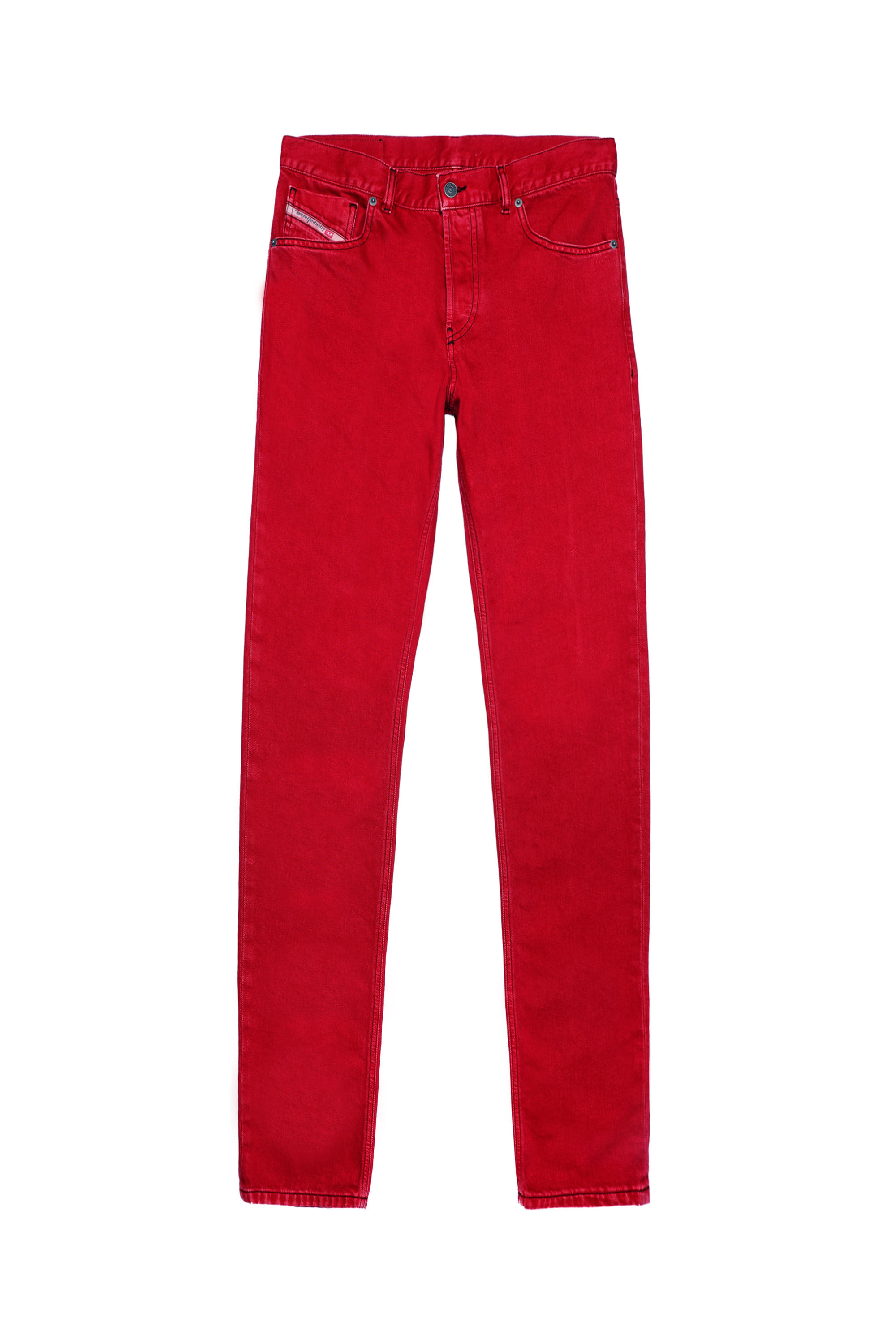 Diesel - 1995 09C43 Straight Jeans, Rosso - Image 2