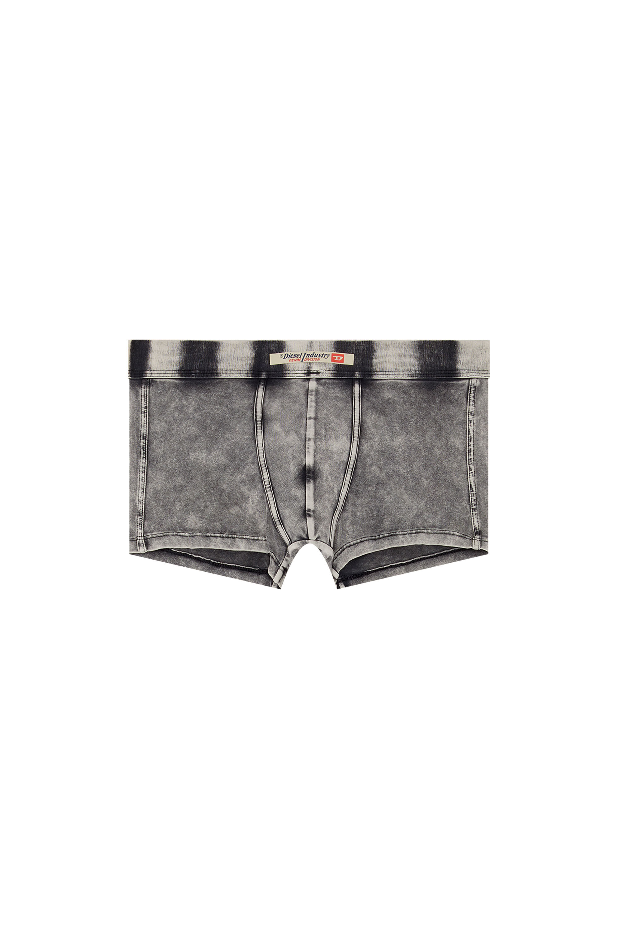 Diesel - UMBX-DAMIEN-H, Boxer in cotone effetto denim Uomo in Nero - 2