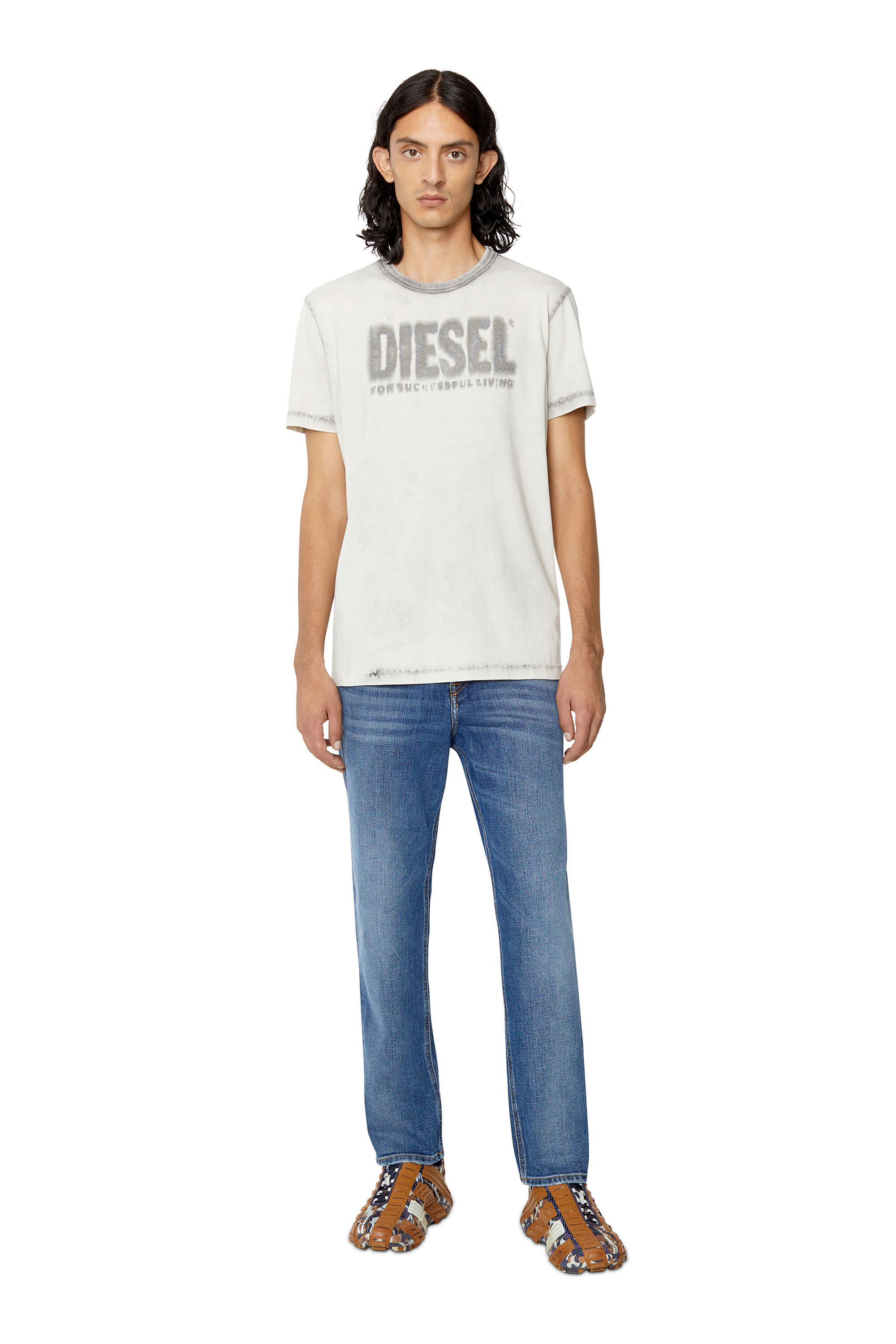 Diesel - 2005 D-FINING 09E44 Tapered Jeans, Blu medio - Image 1