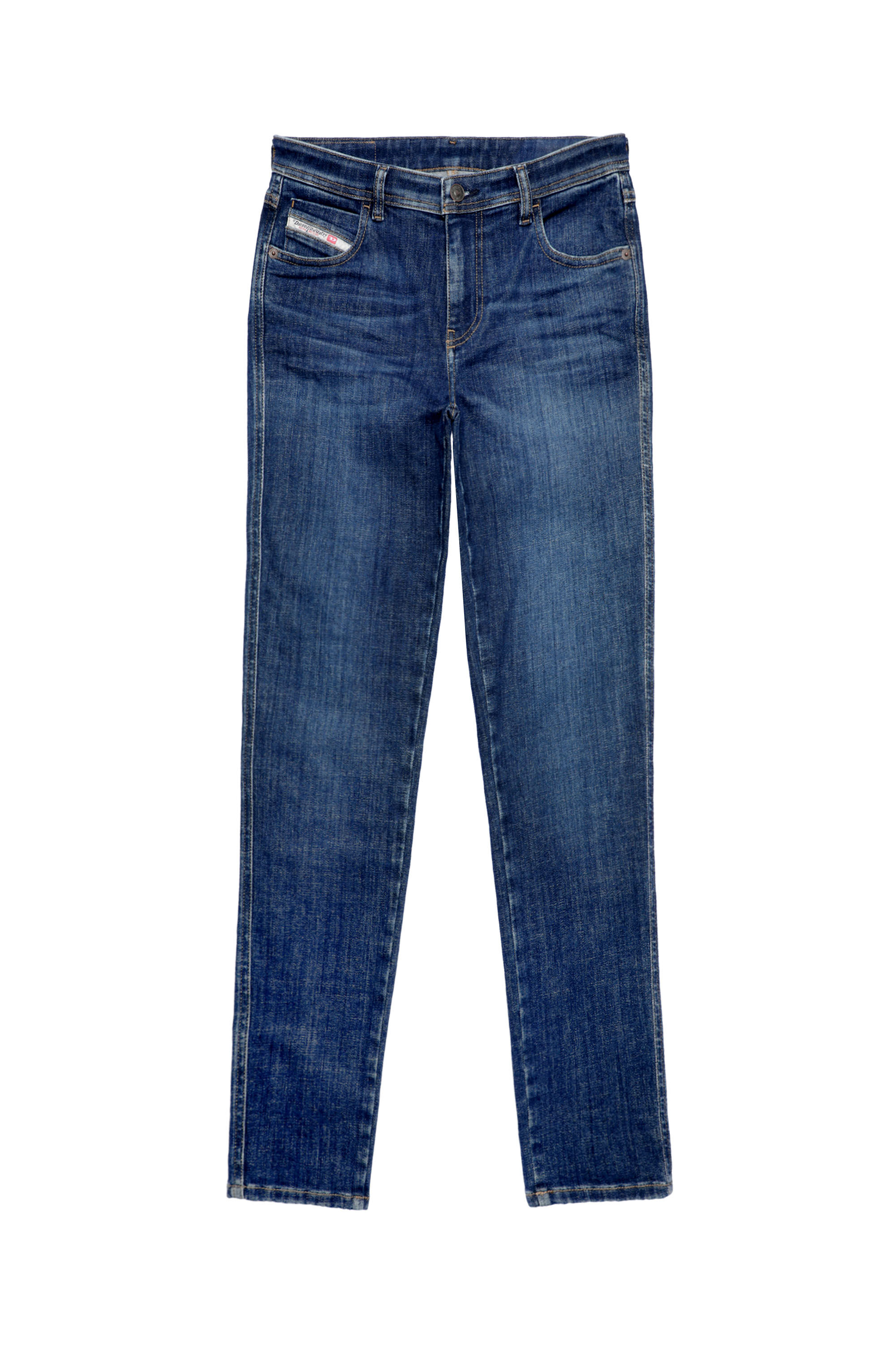 Diesel - 2015 BABHILA 09C58 Skinny Jeans, Blu Scuro - Image 2