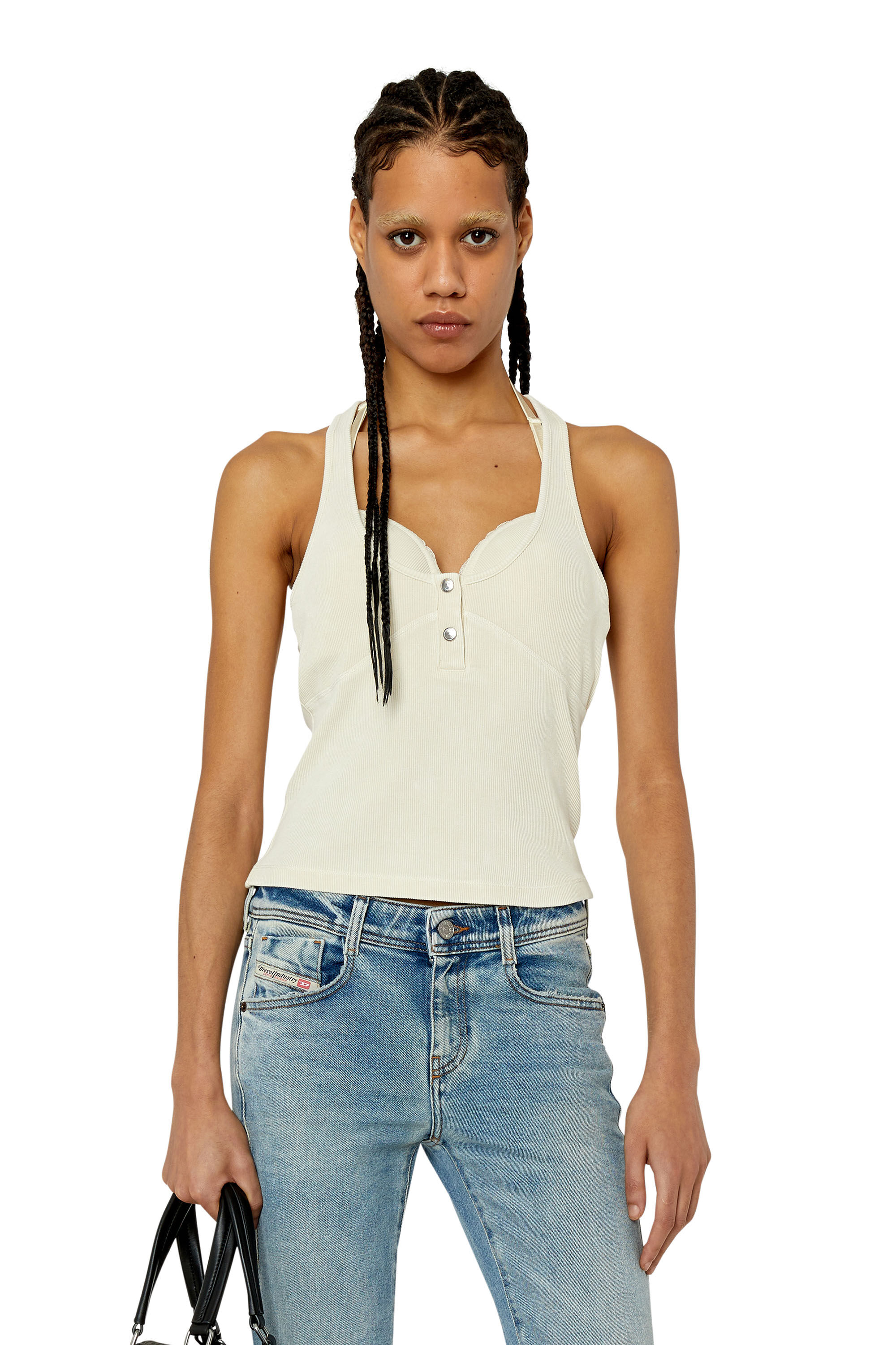Diesel - T-ANIELLE, Bianco - Image 3