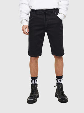 D-KROOSHORT JOGGJEANS, Nero/Grigio scuro - Shorts