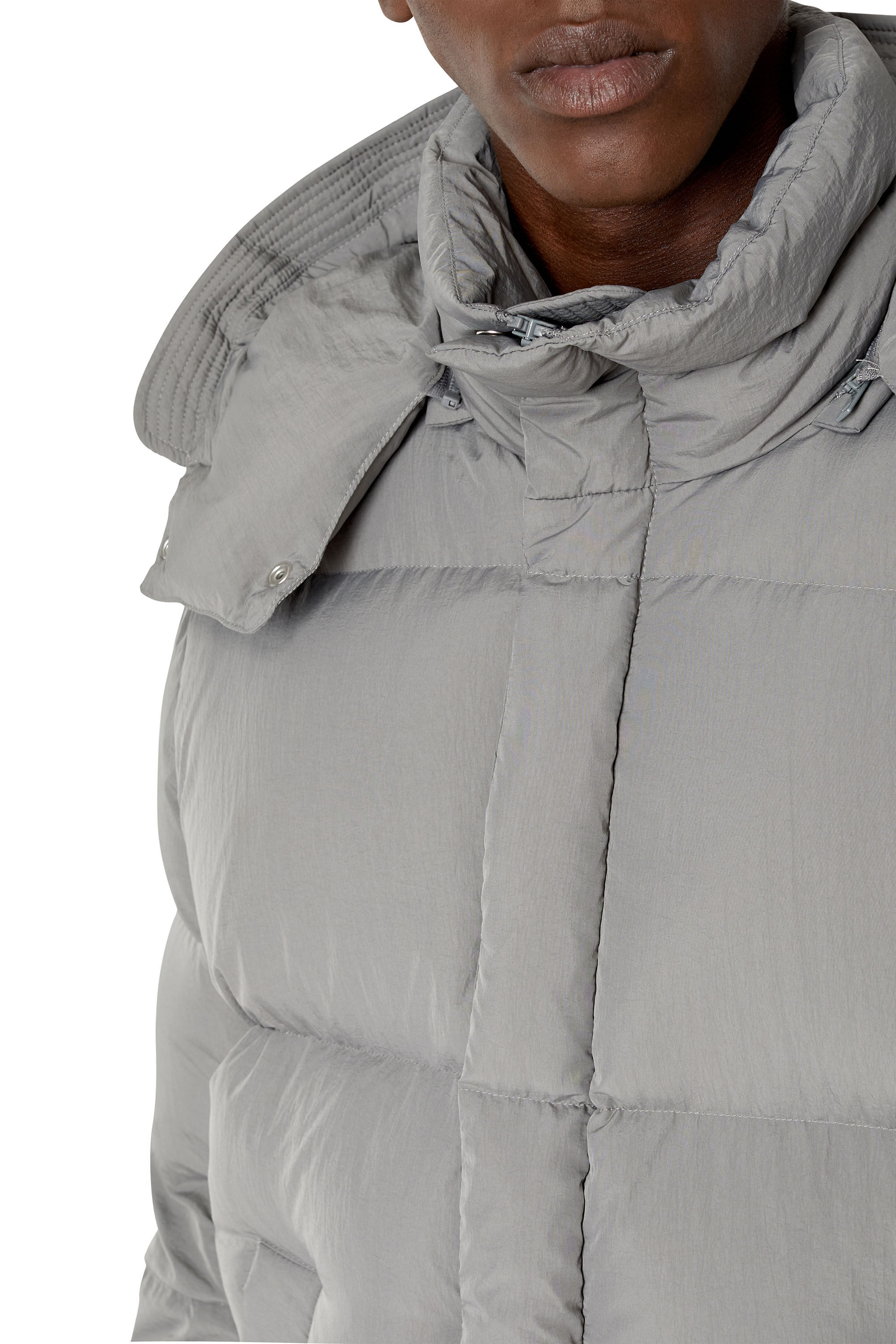Diesel - W-ROLF-NW, Piumino real down con trattamento Polygiene ViralOff® Uomo in Grigio - 6