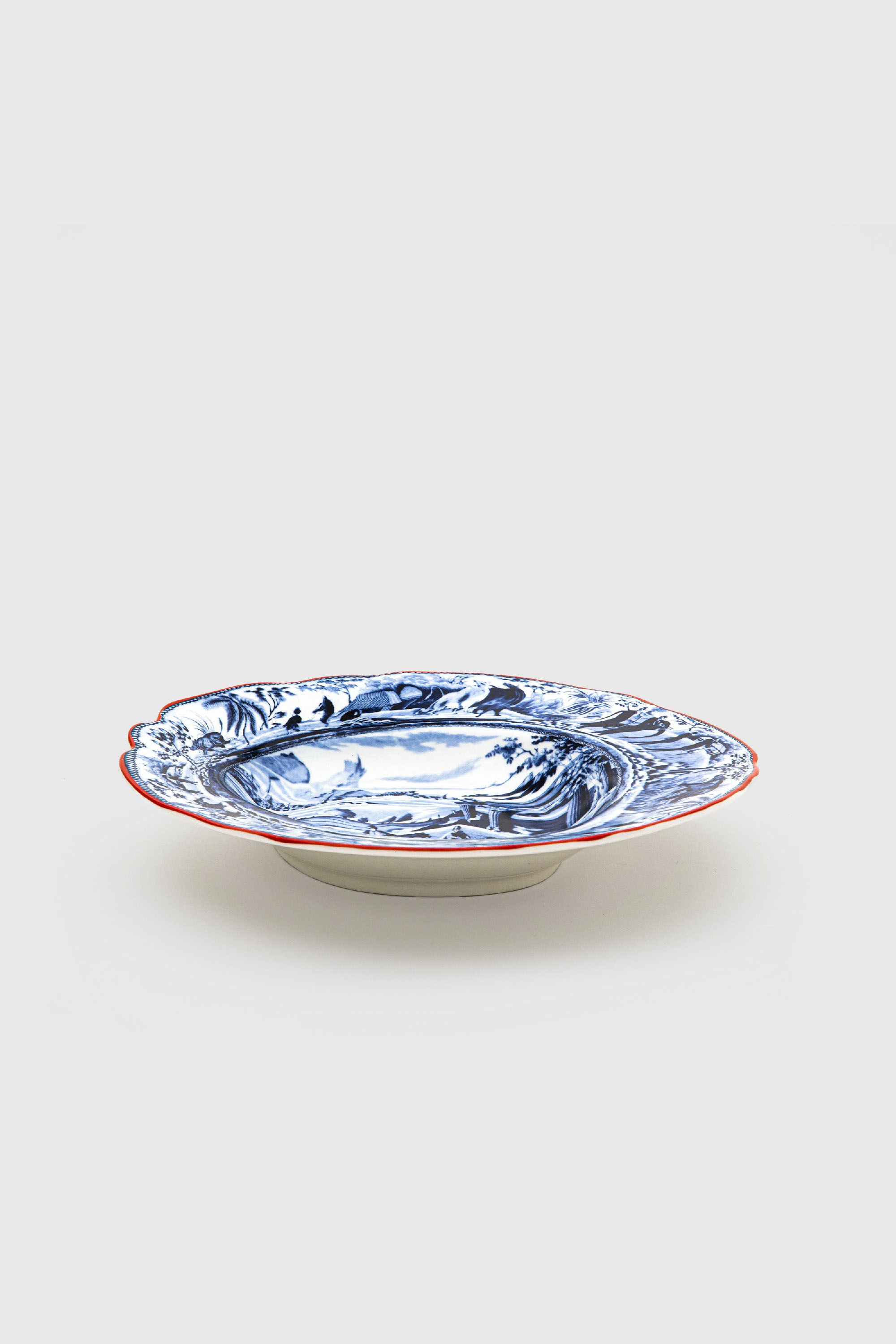 Diesel - 11220 SOUP PLATE IN PORCELAIN "CLASSIC O, Piatto fondo in porcellana Unisex in Multicolor - 3