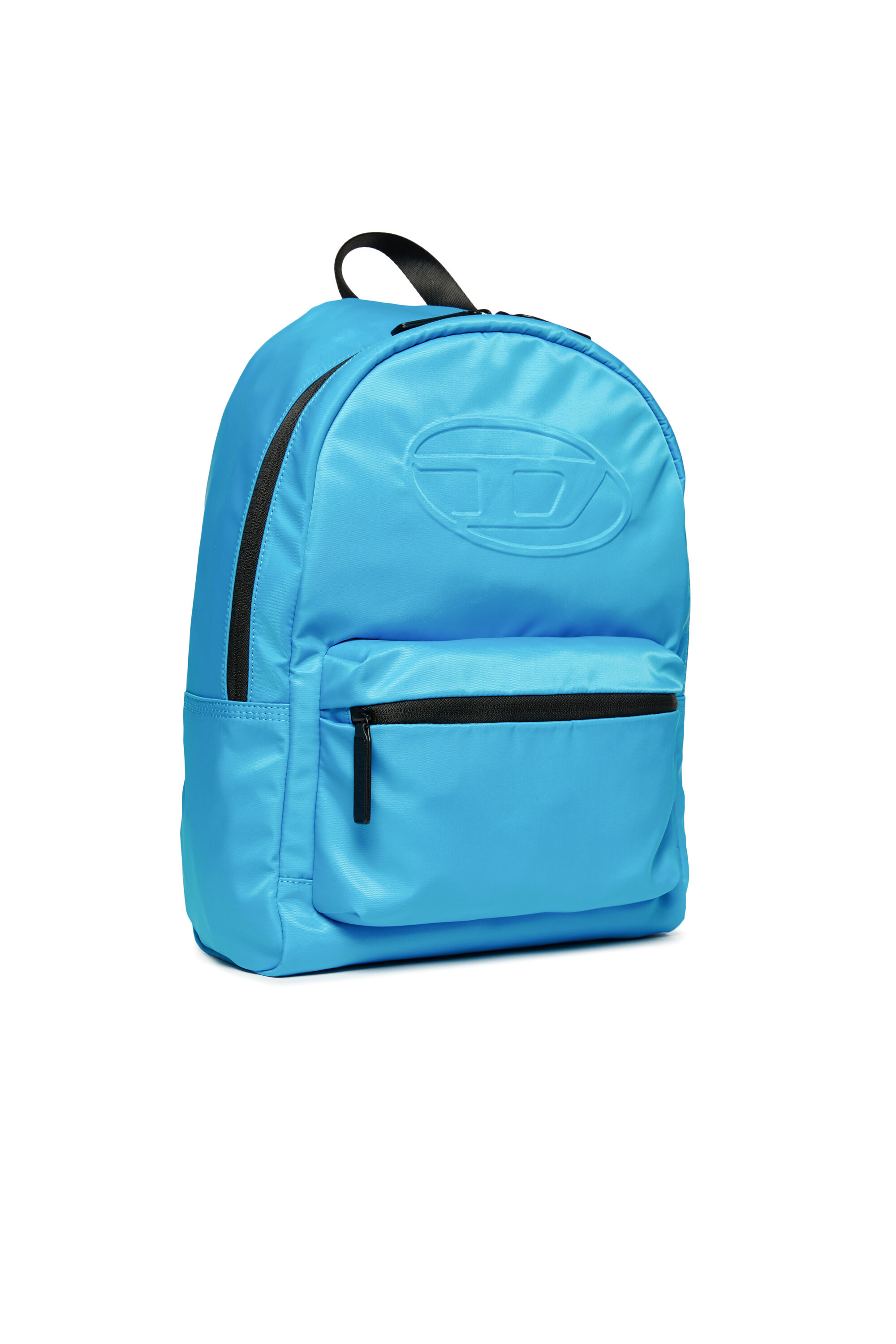 Diesel - WOVAL, Zaino in nylon con logo Oval D in rilievo Unisex in Blu - 3