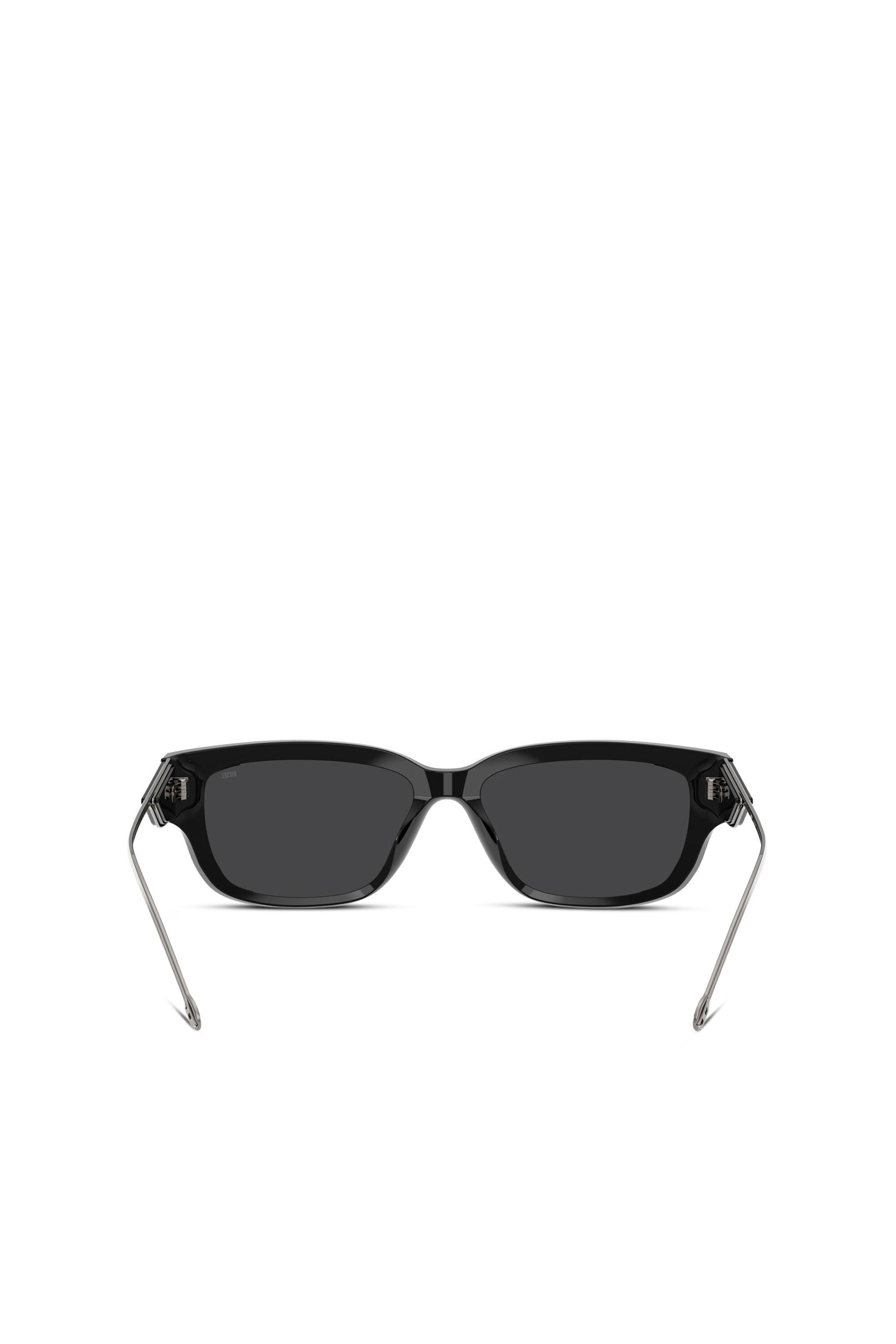Diesel - 0DL2002 SIZE 56, Occhiali da sole rettangolari Unisex in Grigio - 3