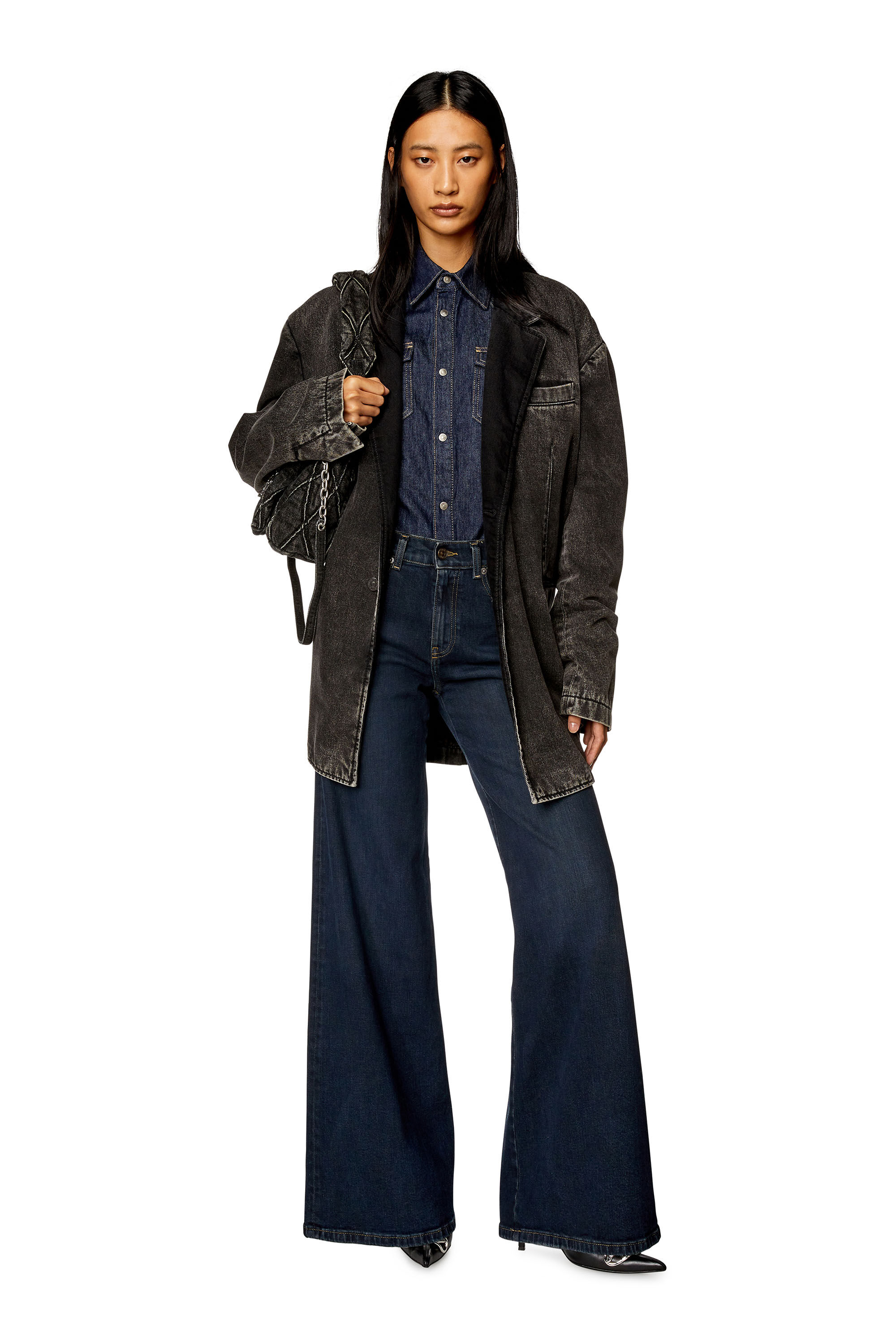 Women's Bootcut Jeans | Dark blue | Diesel 1978 D-Akemi