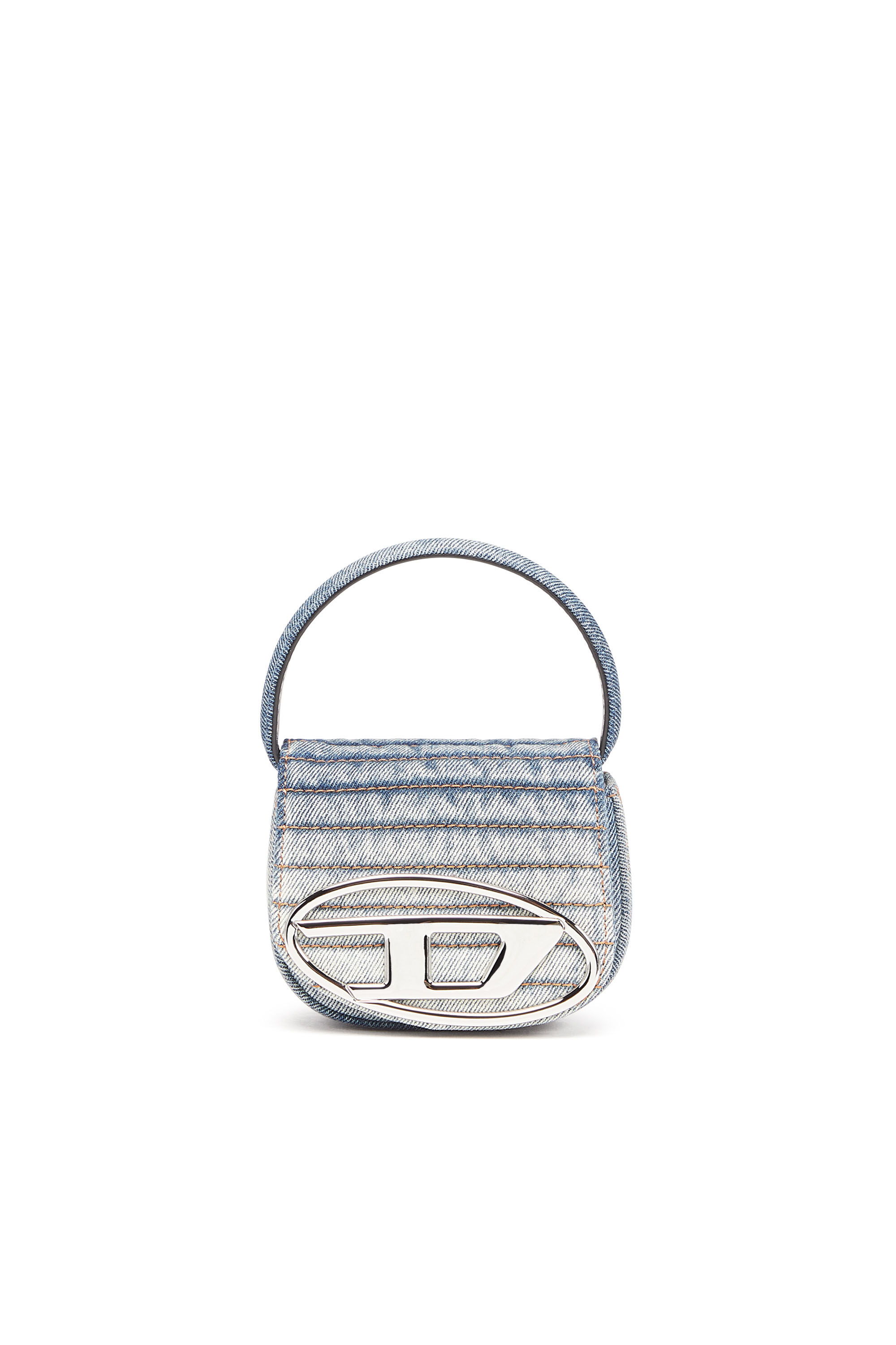 1DR XS Iconica mini bag in denim solarizzato Donna Multicolor Diesel