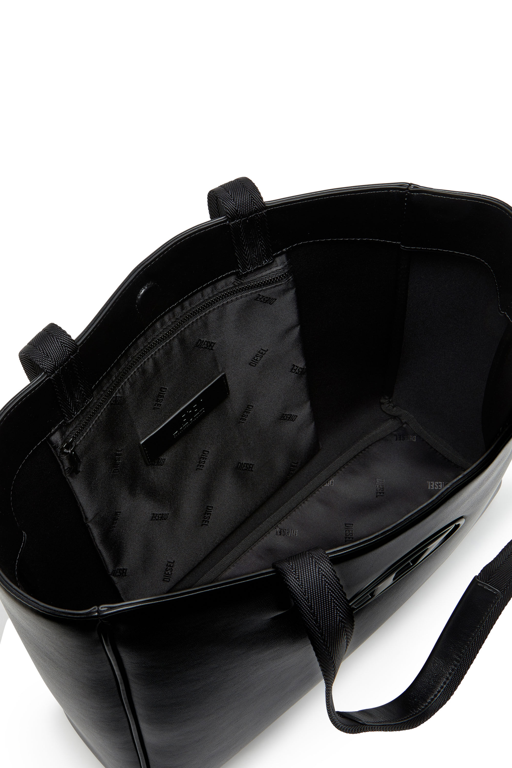 Diesel - HOLI-D SHOPPER EW, Holi-D-Shopper quadrata in neoprene doppio Unisex in Nero - 5