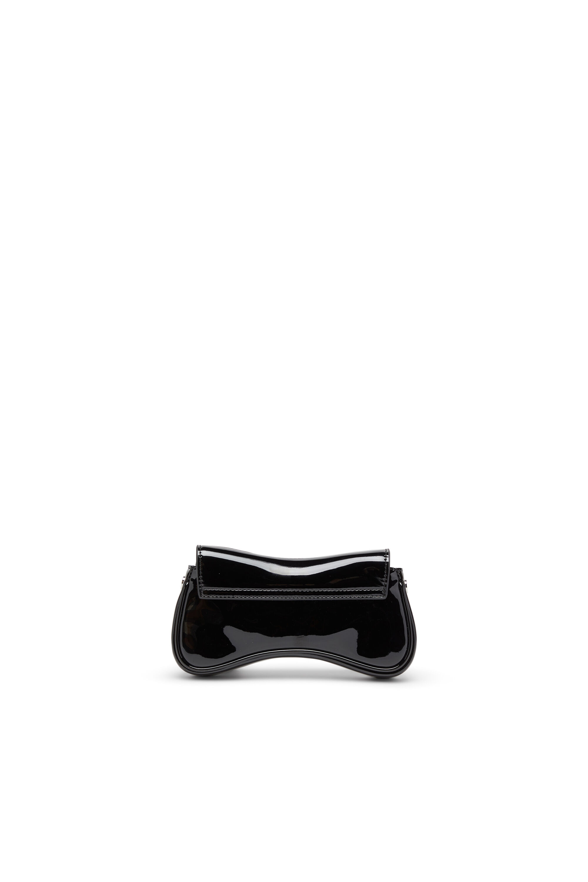 Diesel - PLAY CROSSBODY XS, Play-Crossbody piccola in PU lucido Donna in Nero - 2