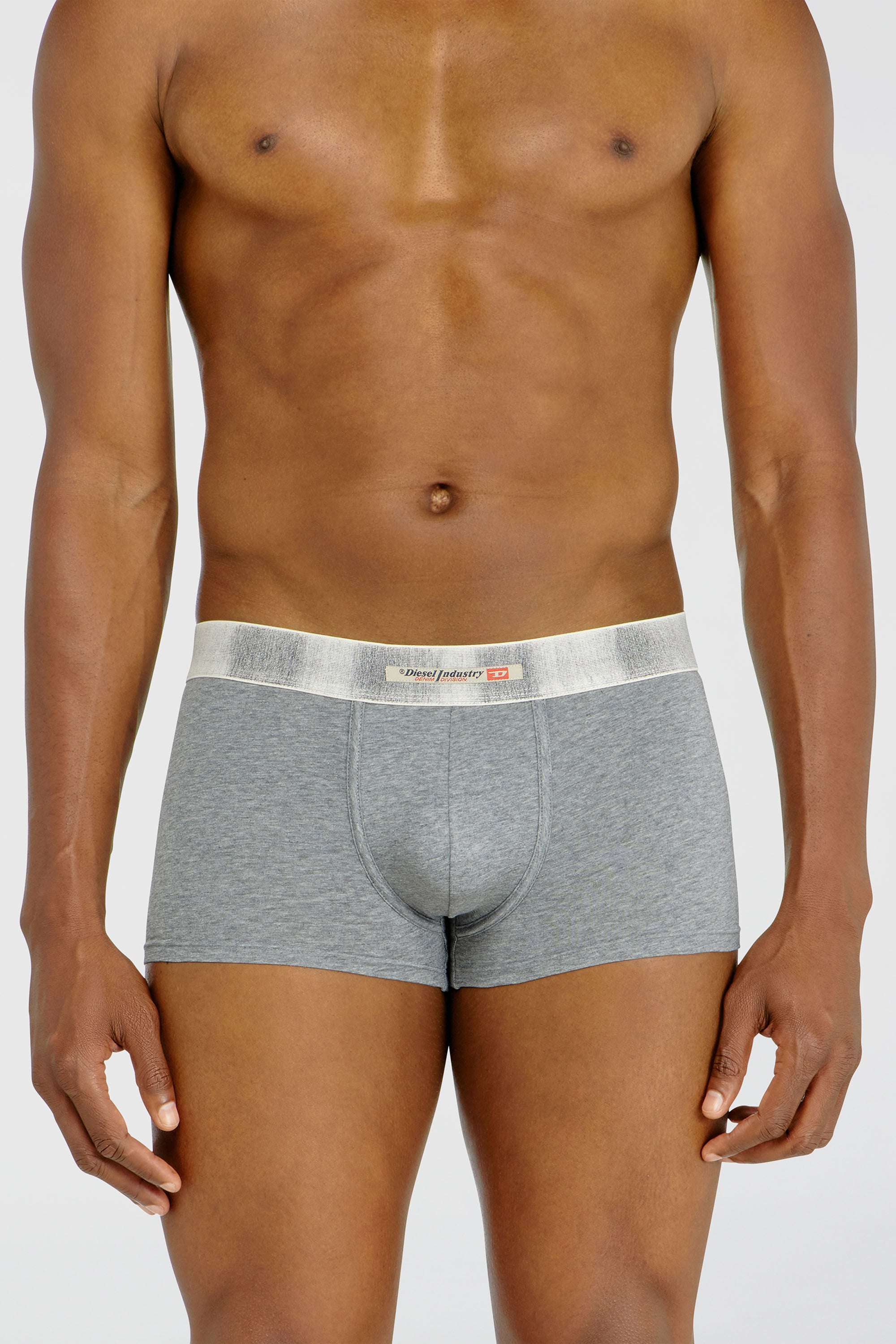 Diesel - DAMIEN-DNM-3PACK, Set da tre boxer in cotone elasticizzato con fascia in raso Uomo in Multicolor - 3