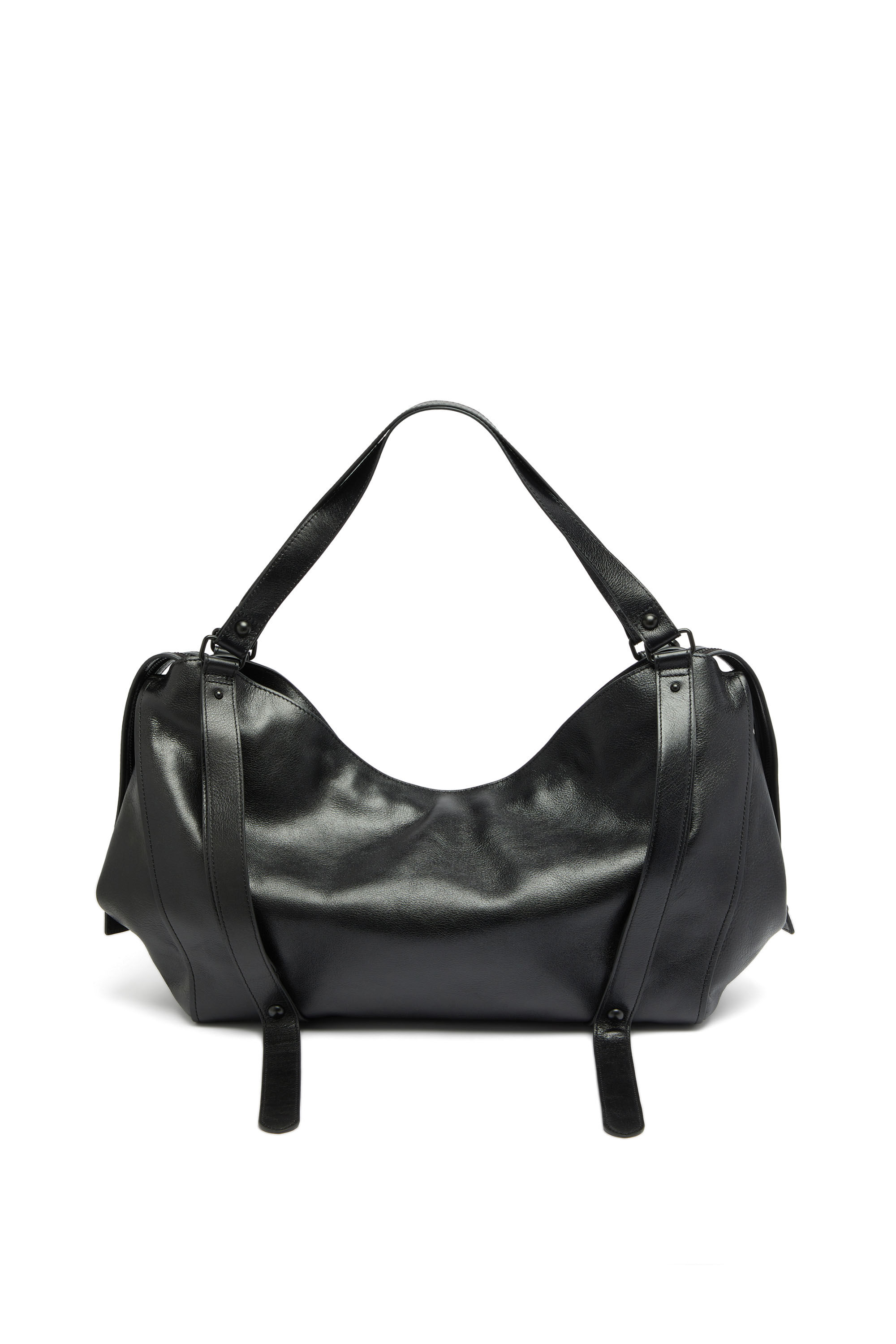 Diesel - D-ONE TOPHANDLE L, D-One-Borsa grande a mano in pelle Unisex in Nero - 2