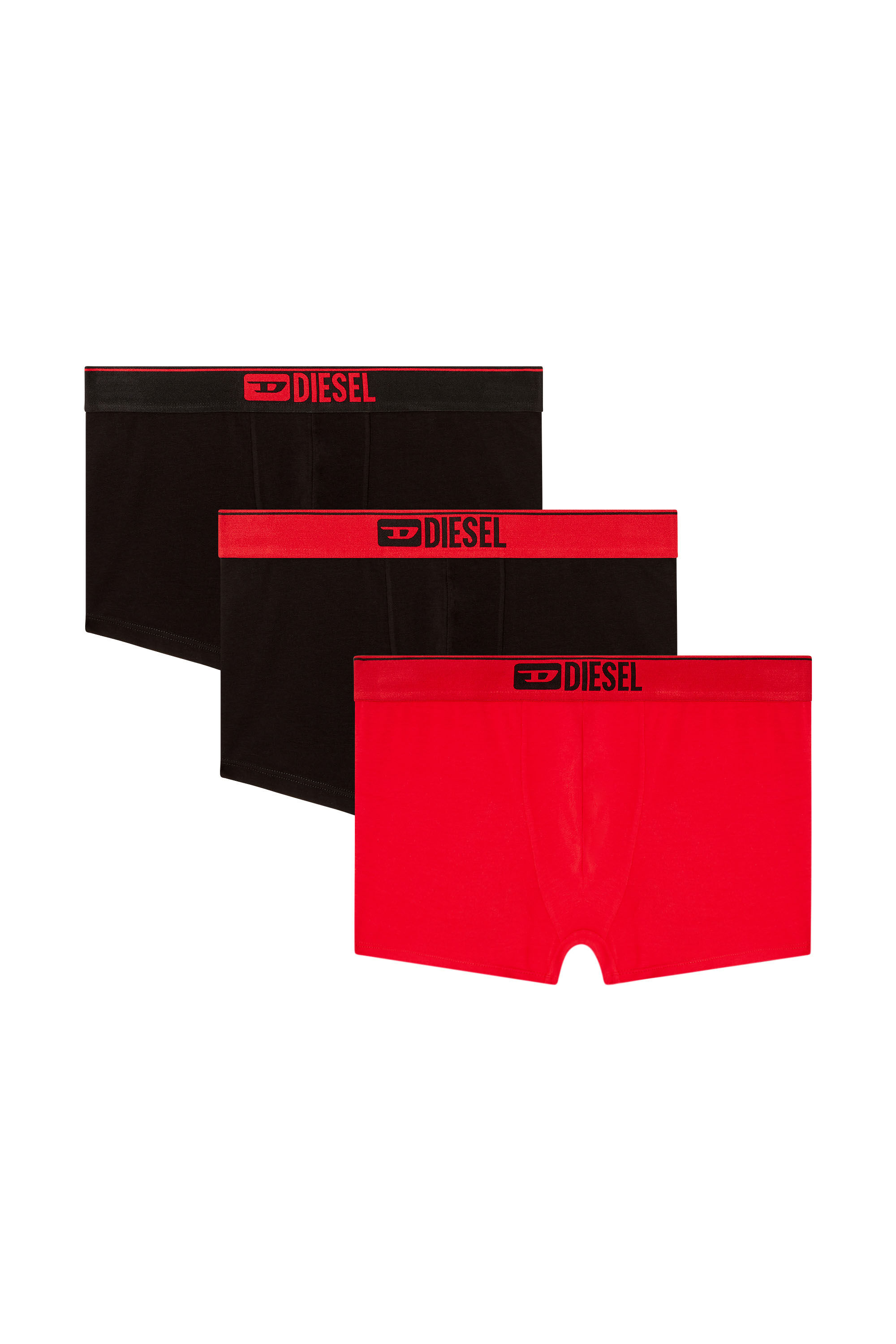 Diesel - UMBX-DAMIENTHREEPACK, Set di tre boxer tinta unita Uomo in Multicolor - 2