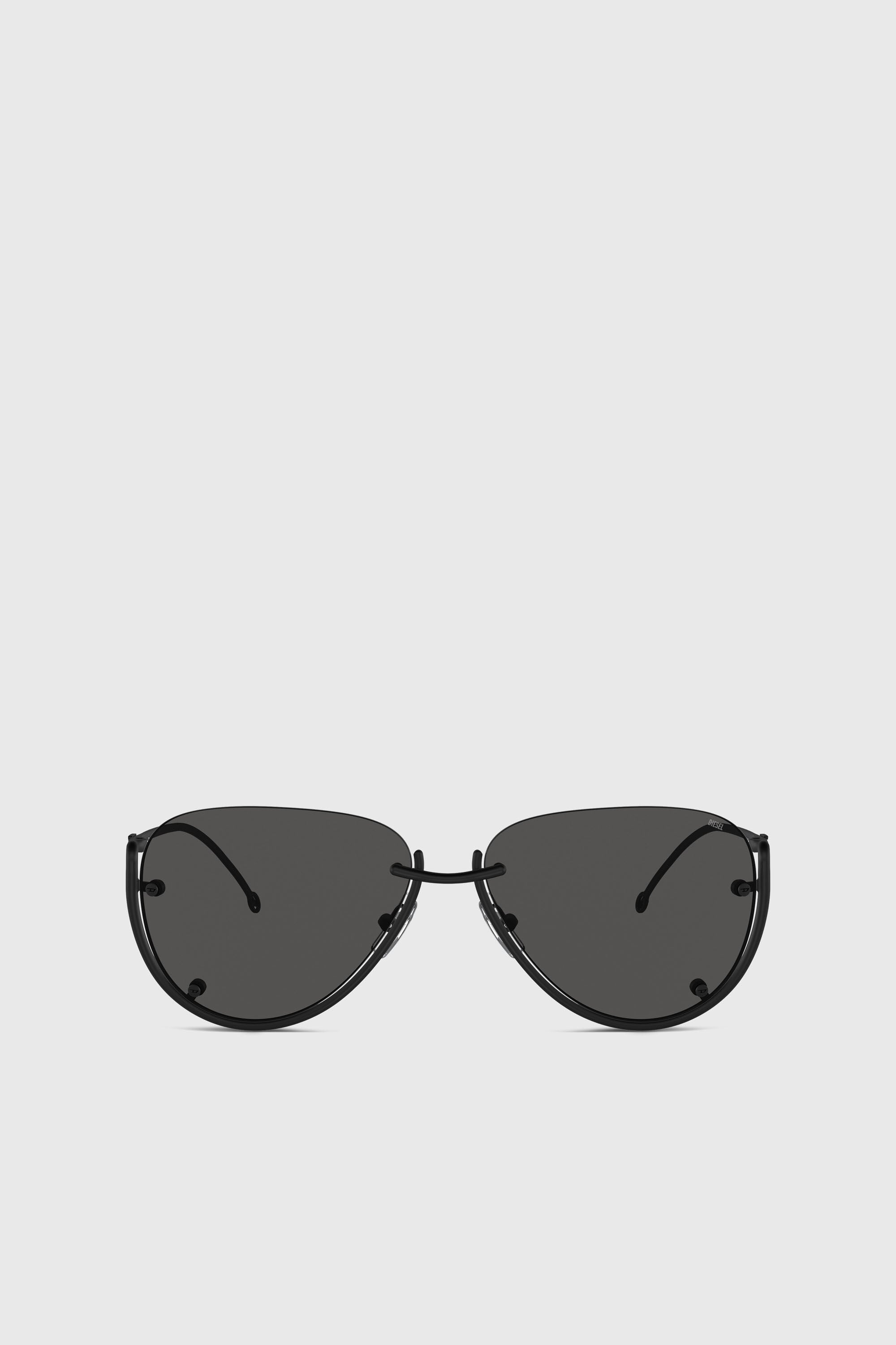 Diesel - 0DL1003, Occhiali da sole pilot Unisex in Nero - 1