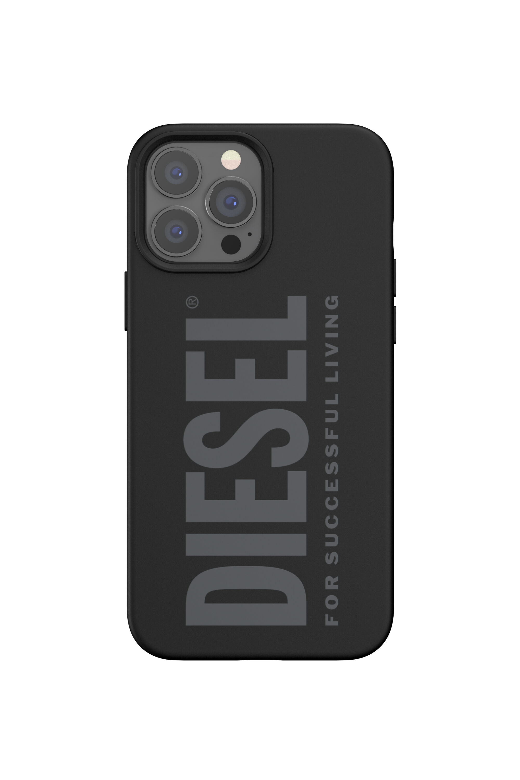 Diesel - 47164 SILICONE CASE, Cover in silicone per iPhone 13 Pro Max Unisex in Nero - 2