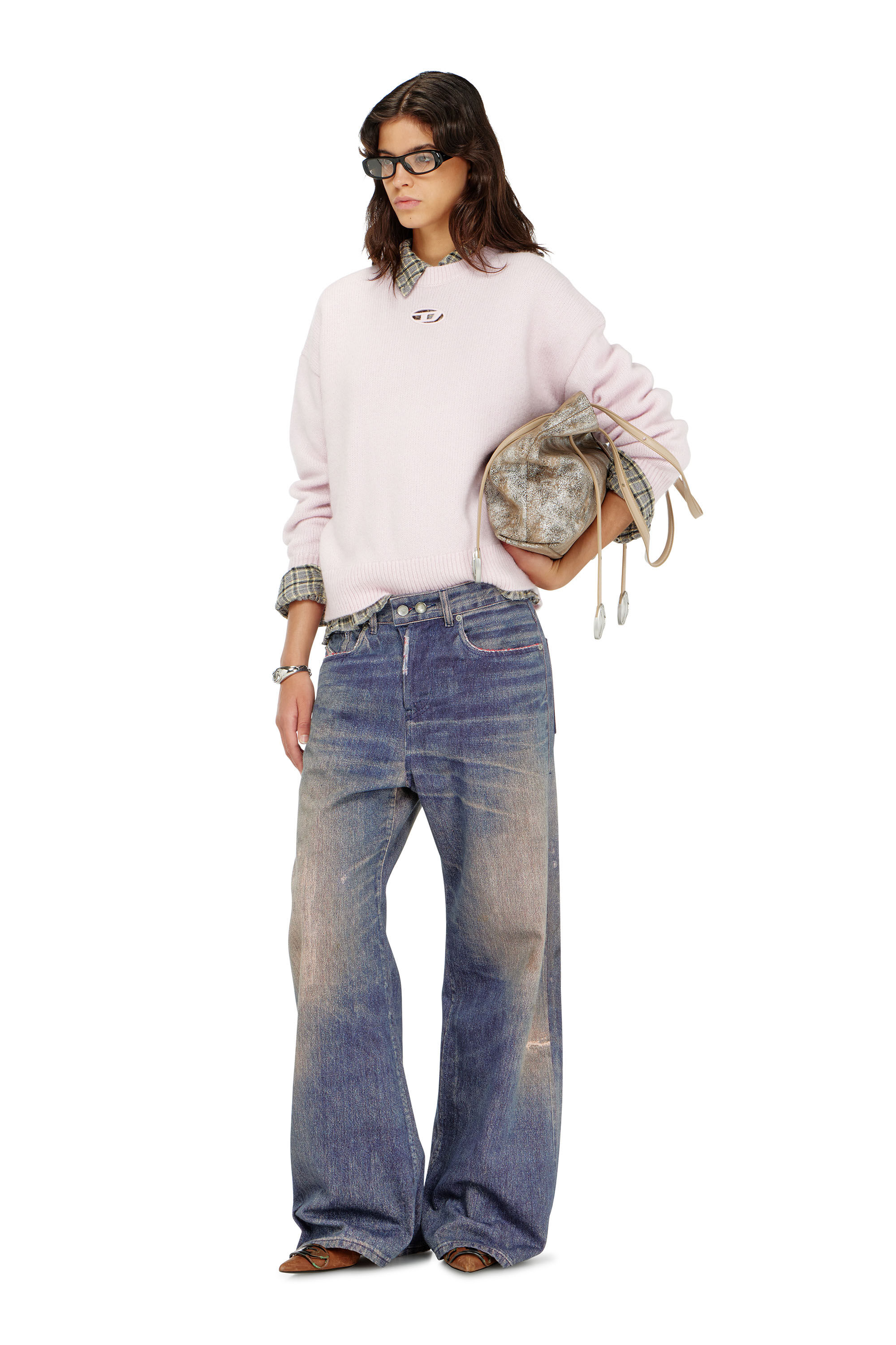 Diesel - M-AREETA, Maglia in misto lana e alpaca Donna in ToBeDefined - 1