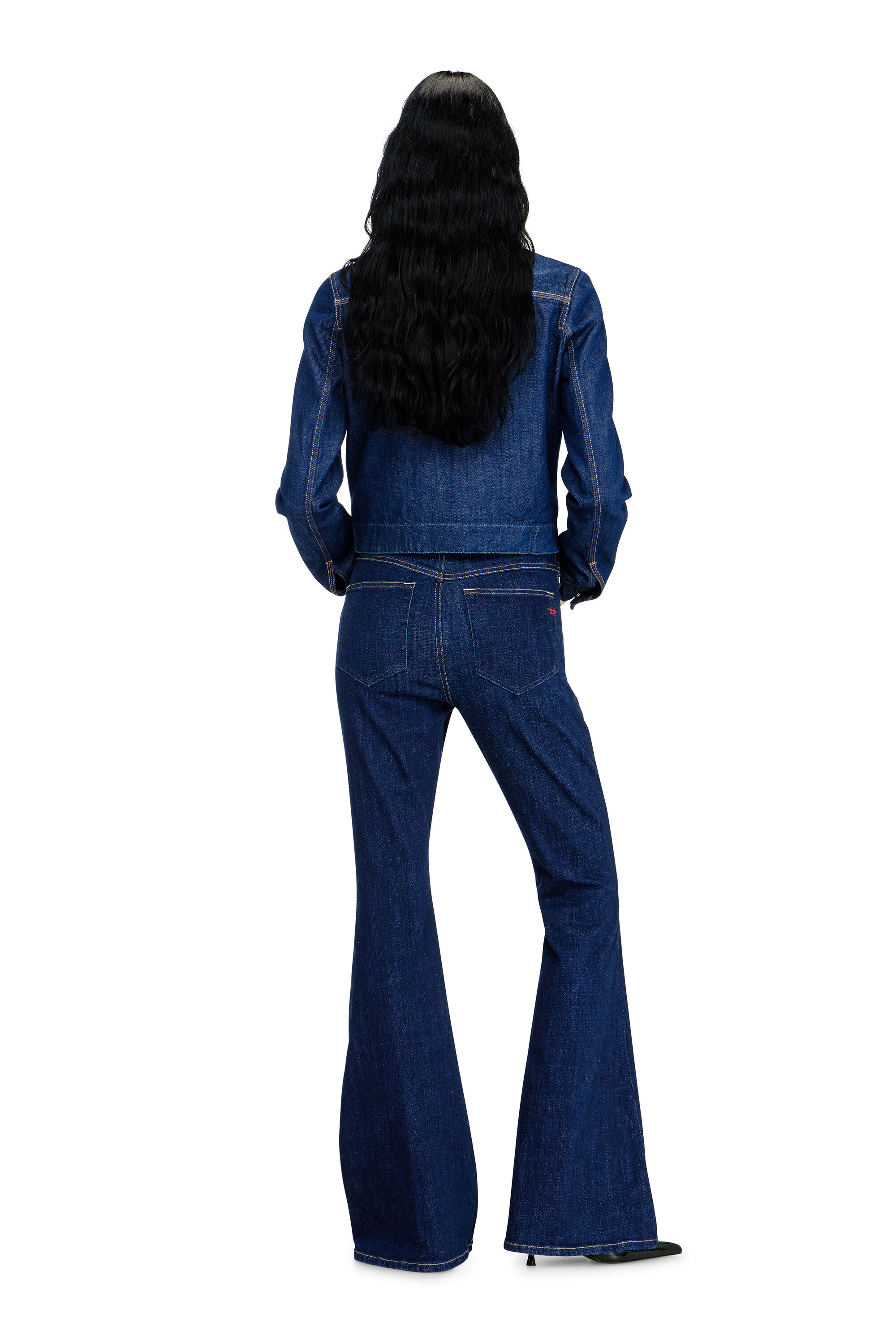 Diesel - Bootcut Jeans 1973 D-Partt 09Q03 Donna, Blu Scuro - Image 3