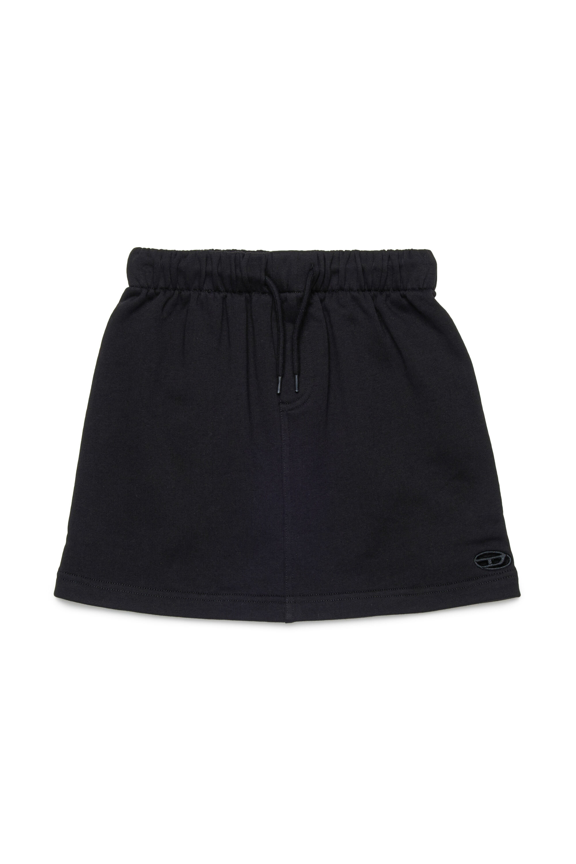 Diesel - GOSPY, Minigonna con logo Oval D cut-out Donna in Nero - 1