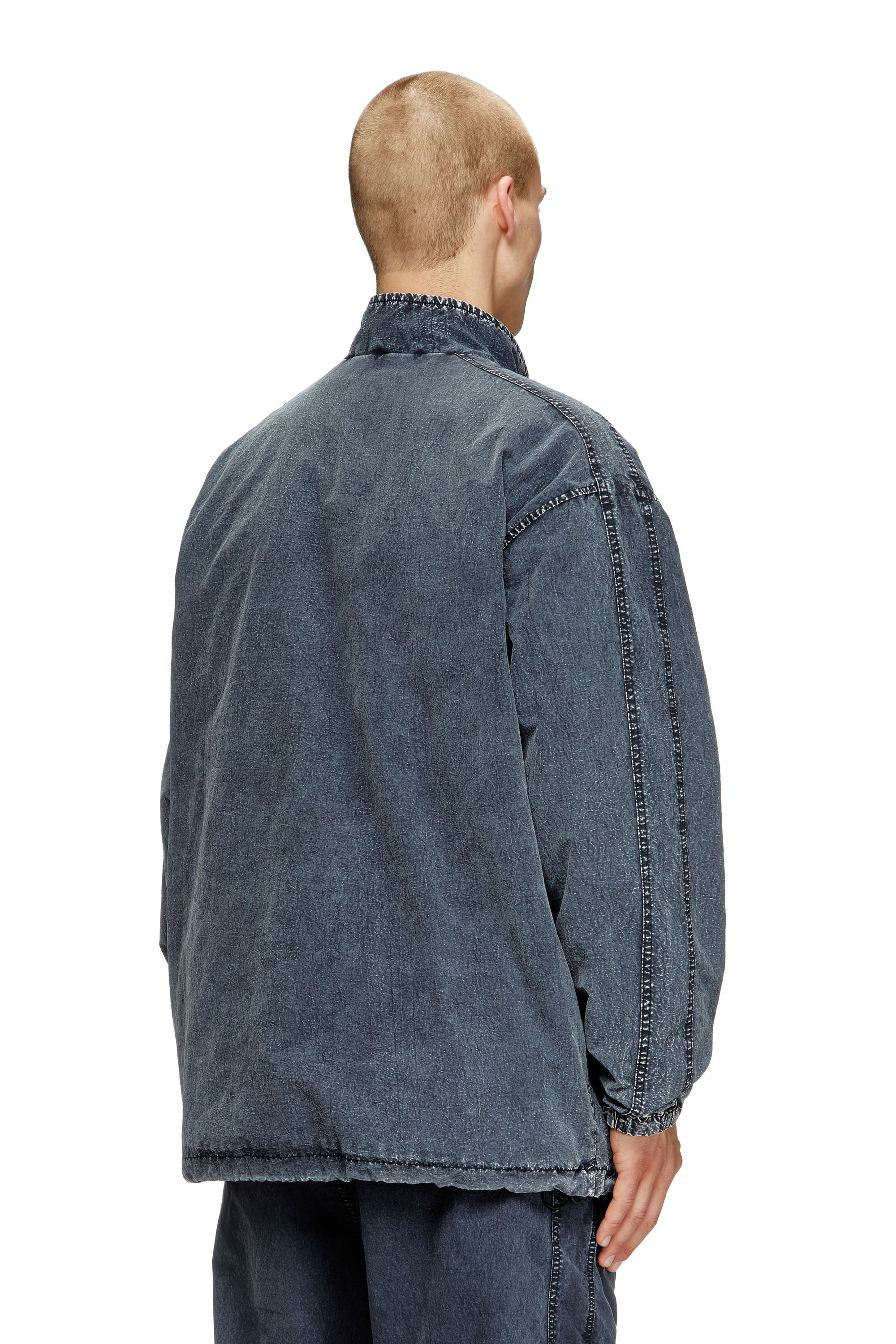 Diesel - J-WILSON, Giacca in nylon Taslan riciclato Uomo in Nero - 4