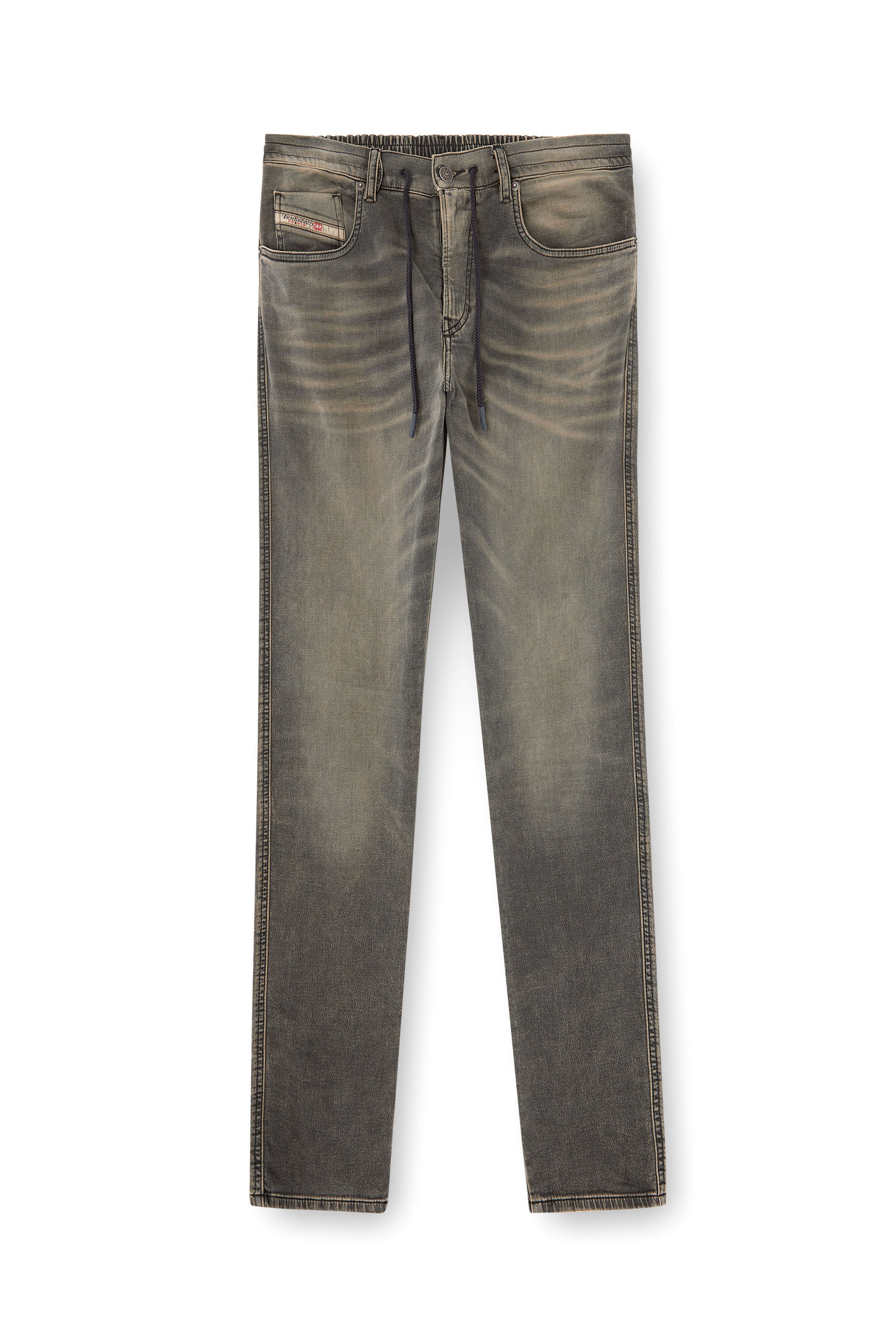 Diesel - Slim 2060 D-Strukt Joggjeans® 068PD Uomo, Grigio Chiaro - Image 2