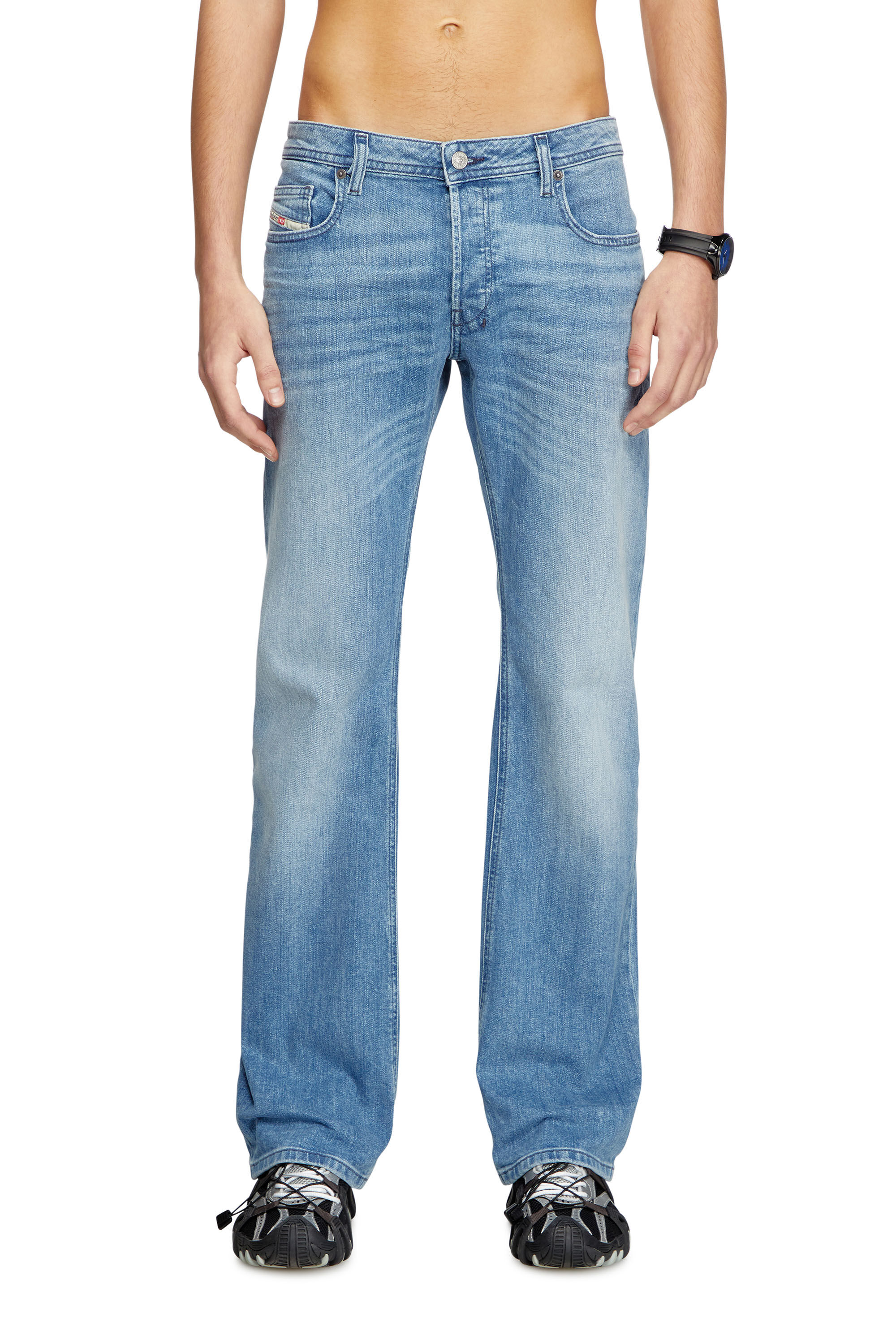 Diesel - Bootcut Jeans 2007 Zatiny 0GRDI Uomo, Blu Chiaro - Image 3