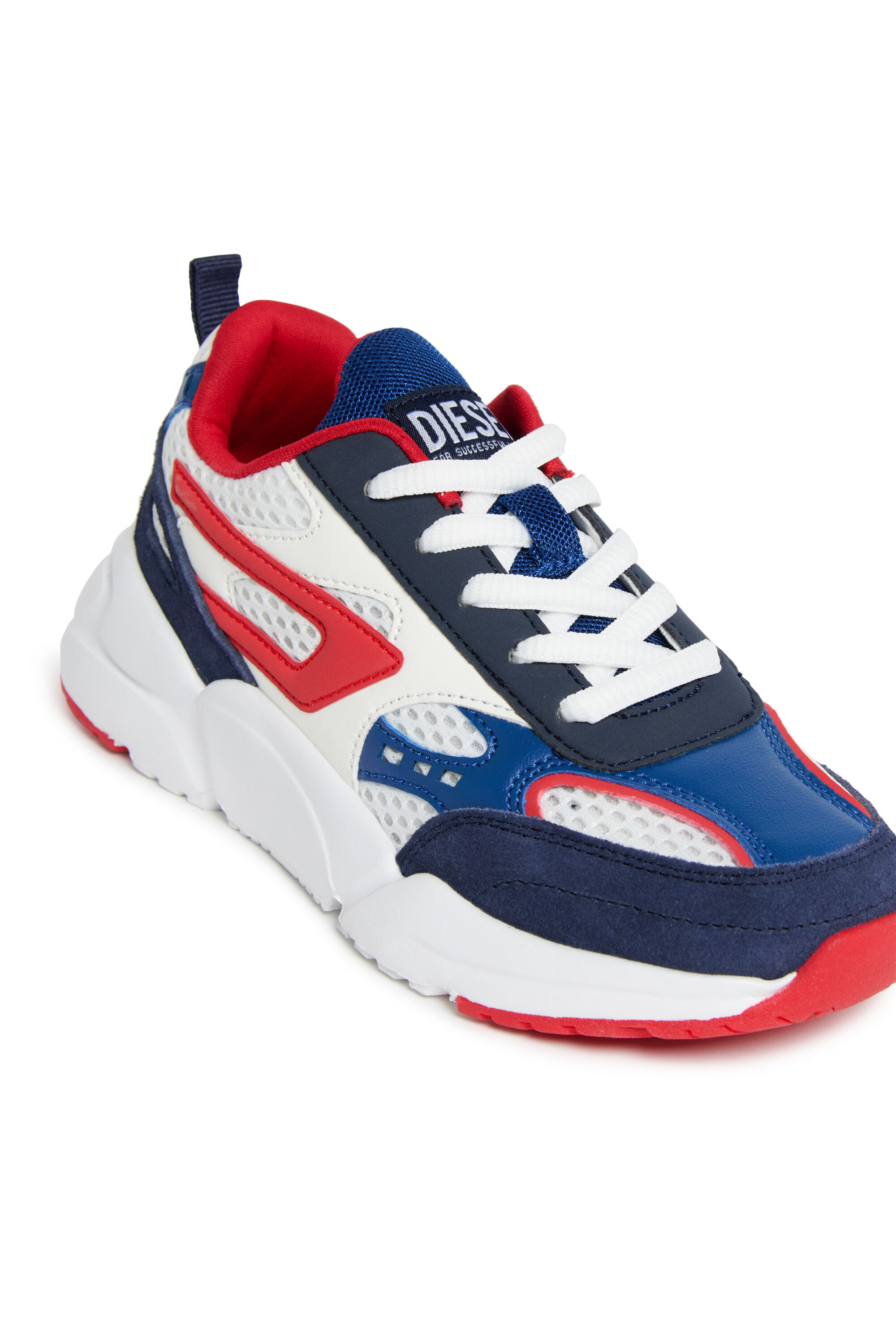 Diesel - S-MILLENIUM SPORT LC, Sneaker in mesh, camoscio e PU Unisex in Multicolor - 4