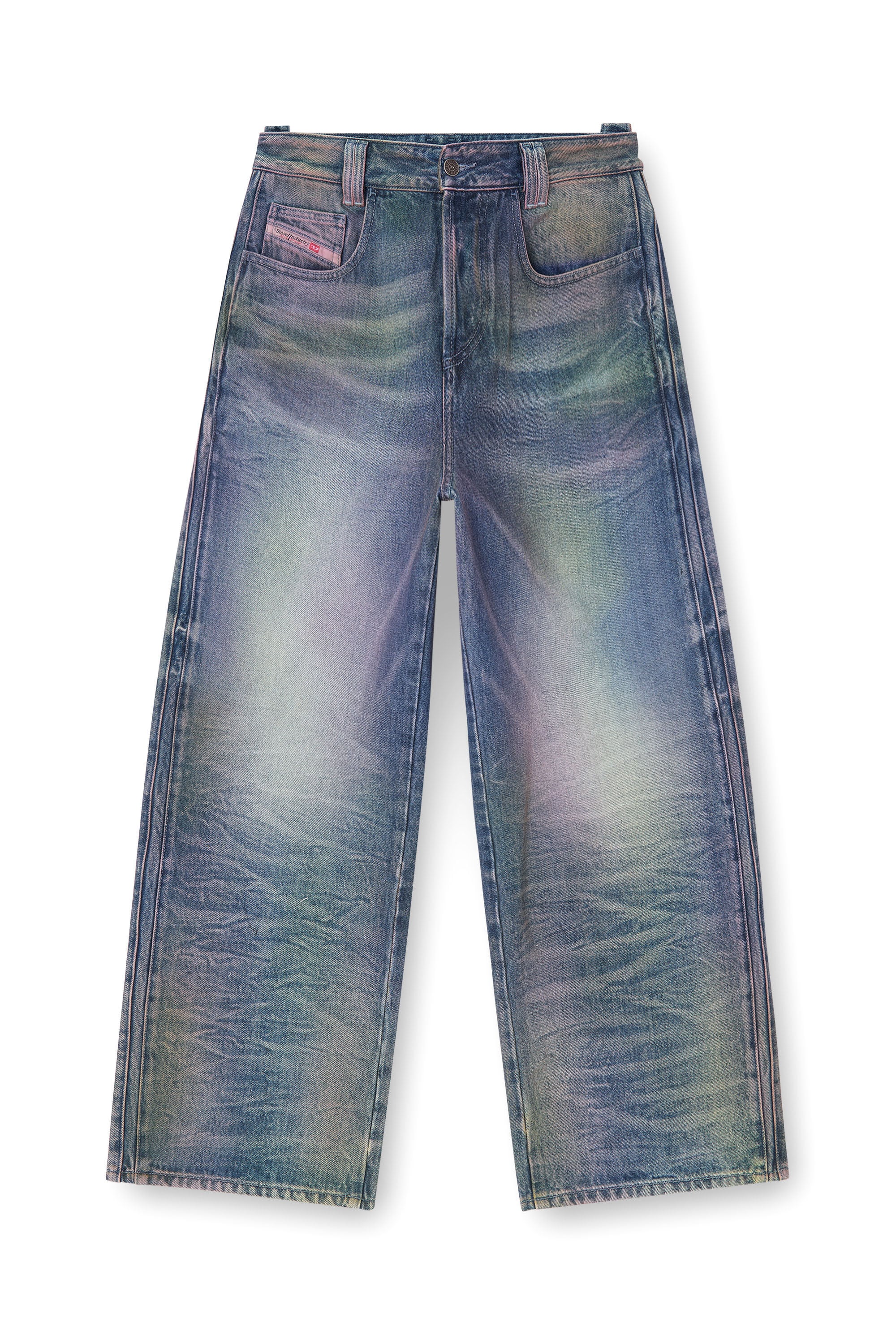 Diesel - Relaxed Jeans 1982 D-Hakou 007FW Unisex, Blu medio - Image 8