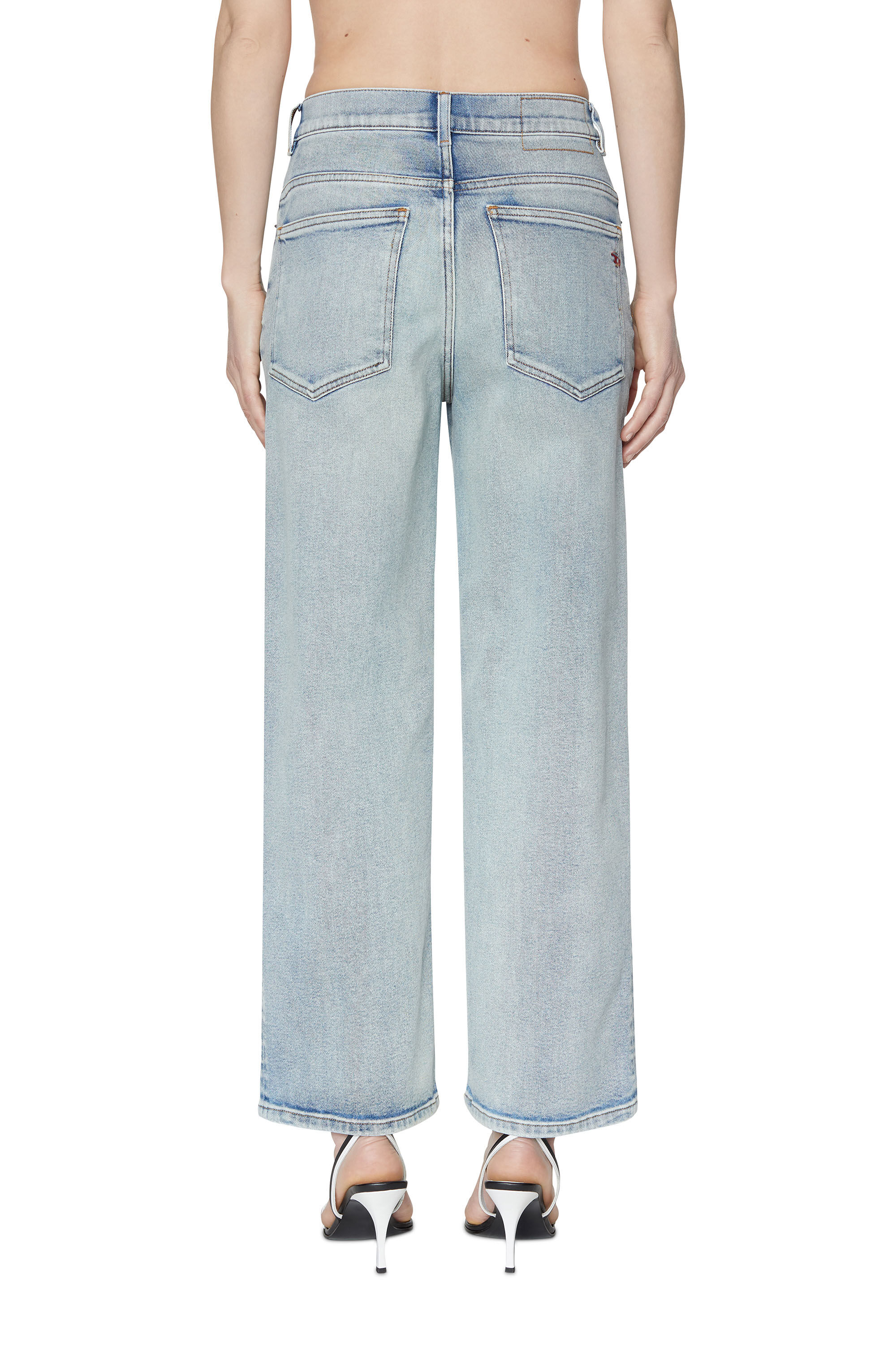 Diesel - 2000 09C08 Bootcut and Flare Jeans, Blu Chiaro - Image 4
