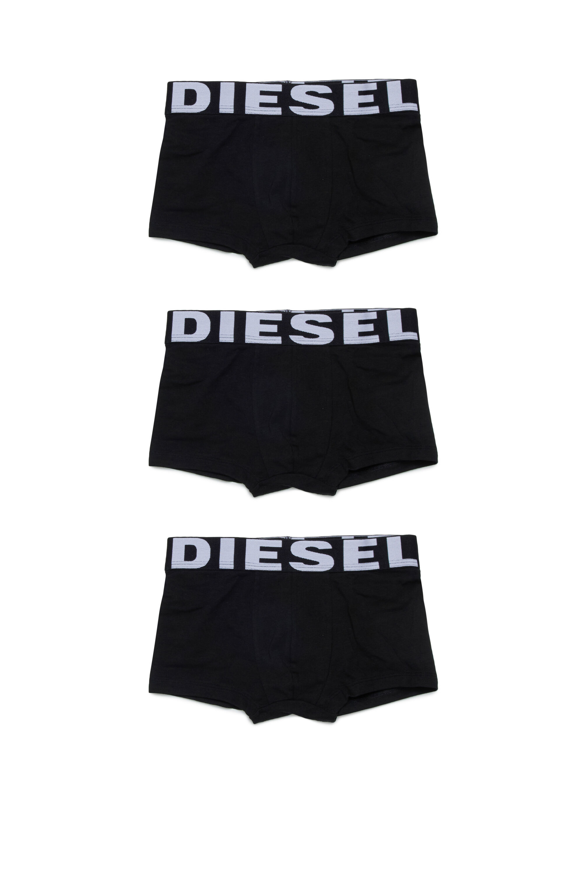 Boxer briefs with maxi logo waist Black 4 16 YEARS Boys Diesel
